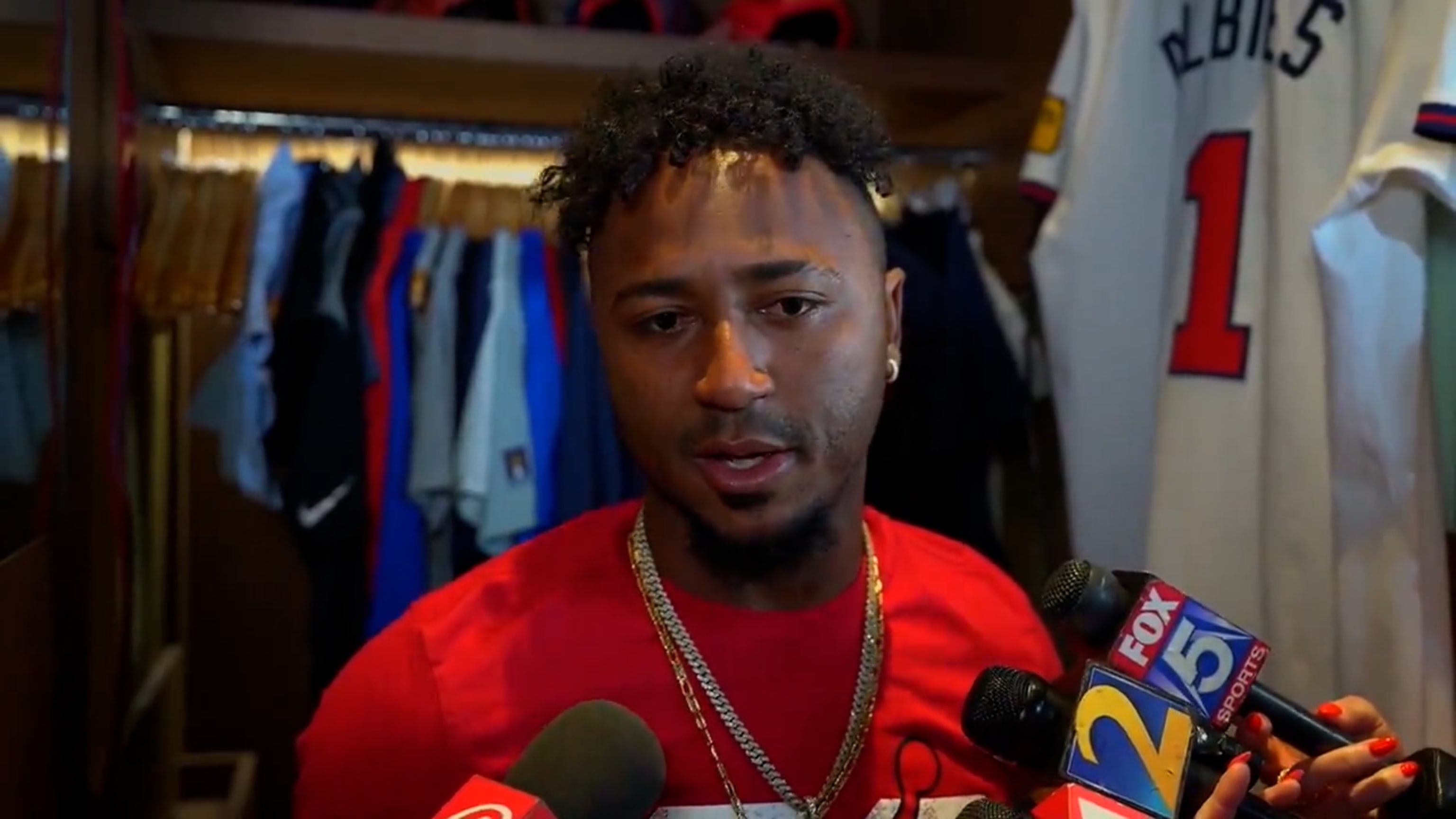 Braves react to news of Ronald Acuña Jr.'s ACL tear