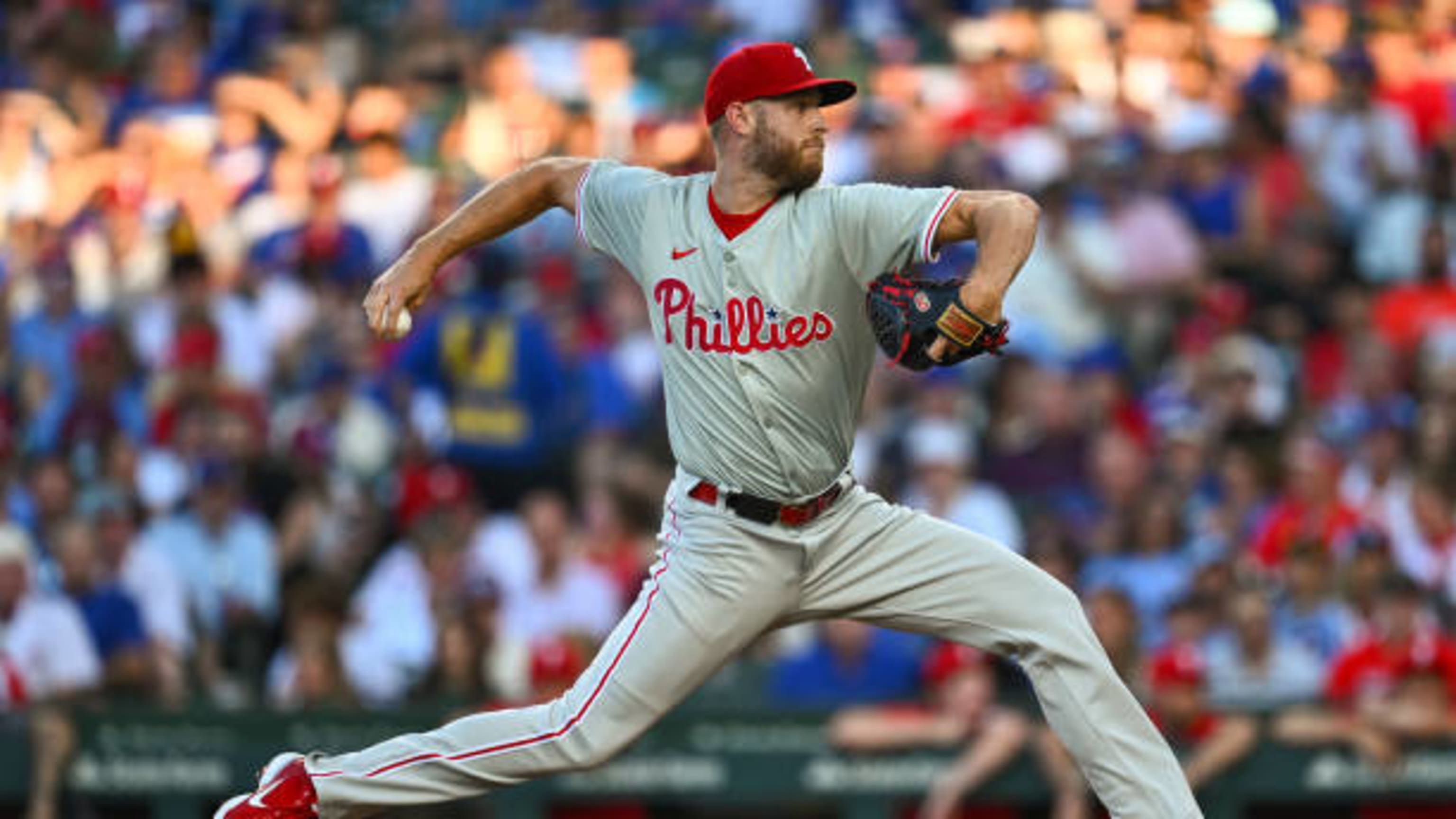 Zack Wheeler strikes out seven