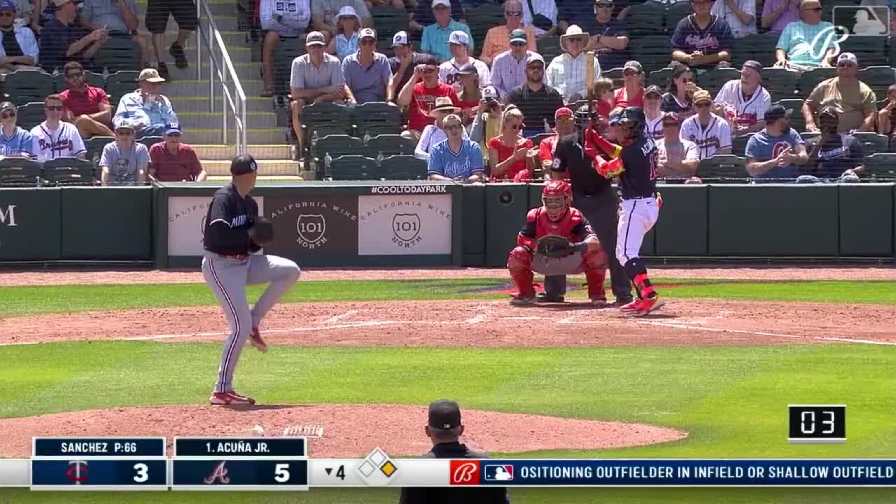 HR de 2 rayas de Ronald Acuña Jr