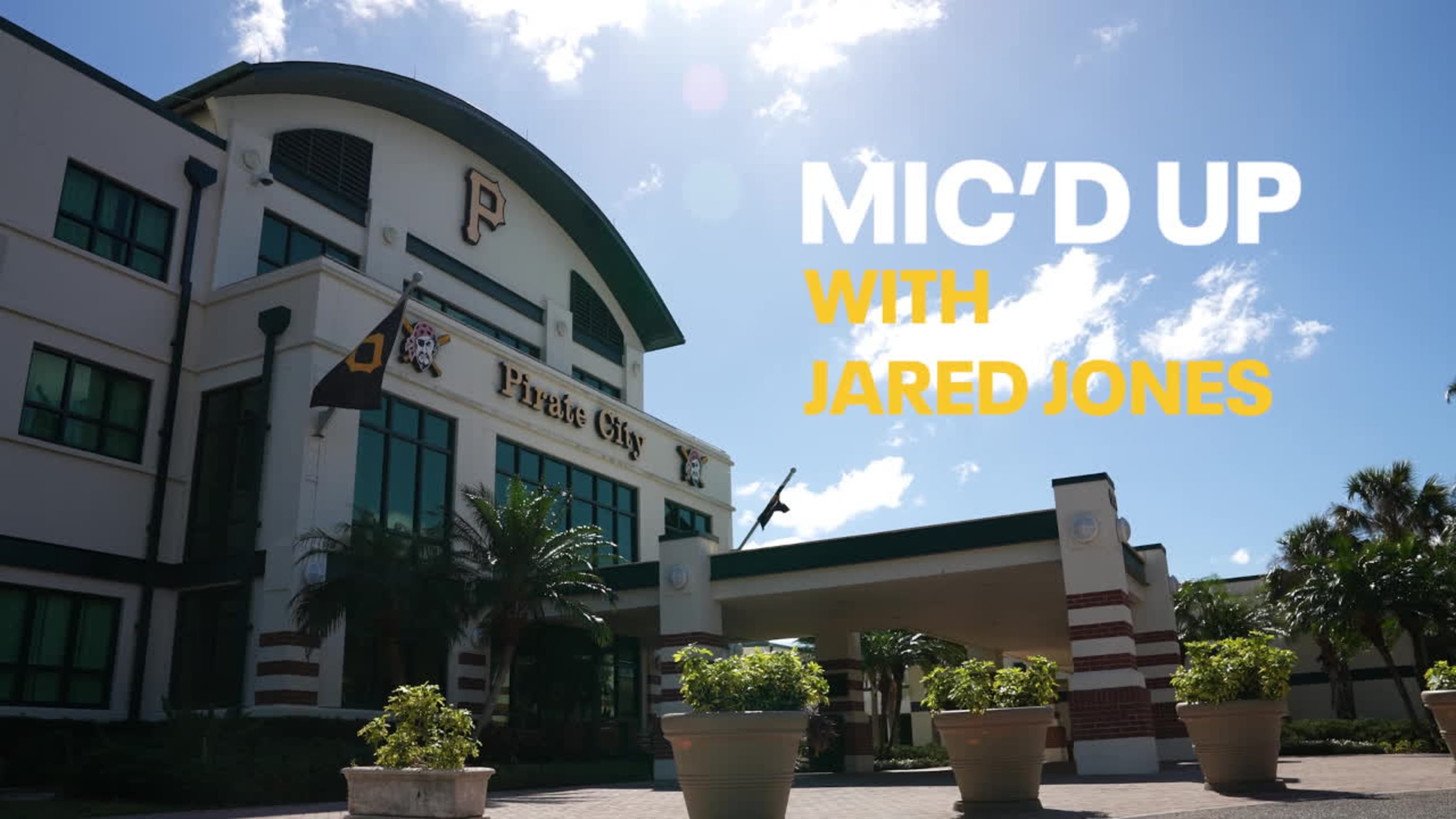 Jared Jones mic'd up at Spring Training