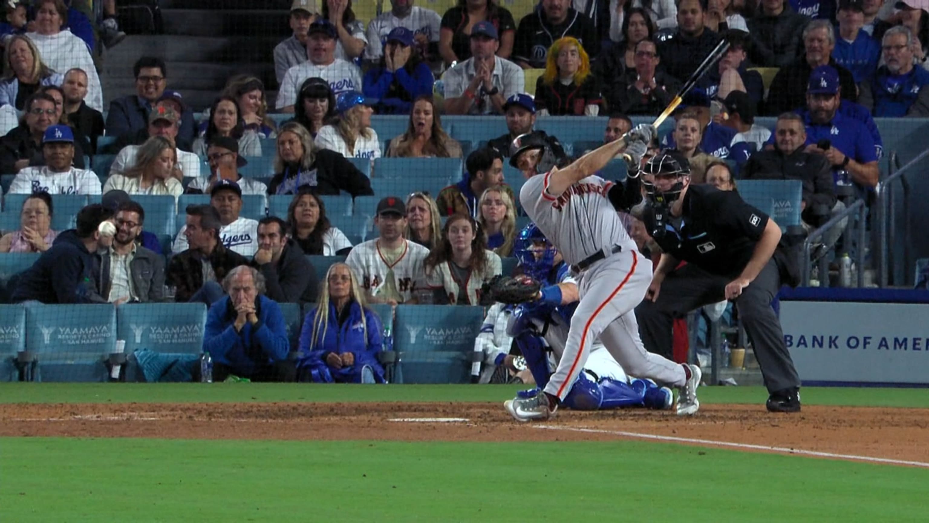 Giants rally to beat Dodgers in 11th after being hitless for 6 innings