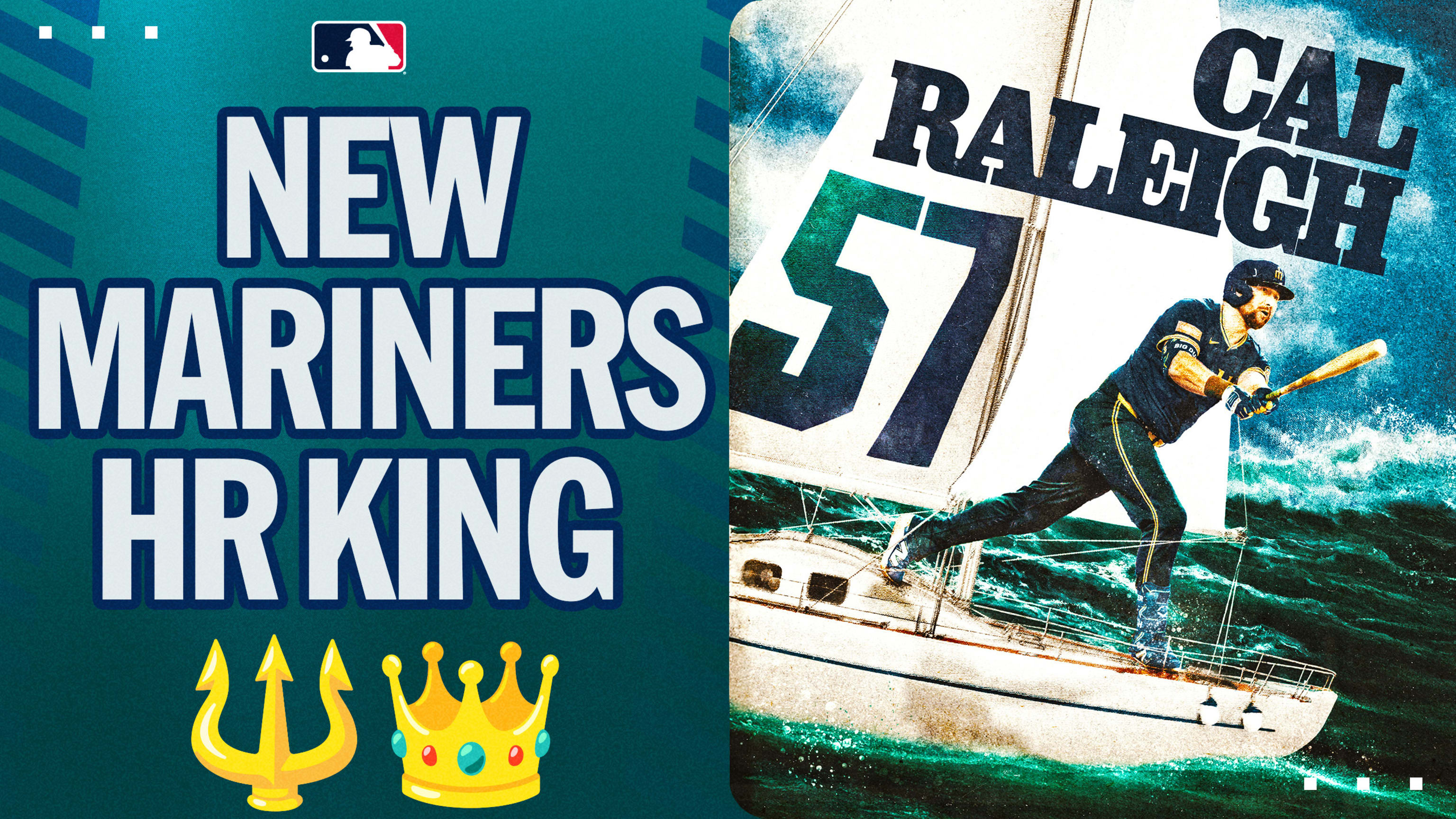 Cal Raleigh sets Mariners' single-season HR mark (57)