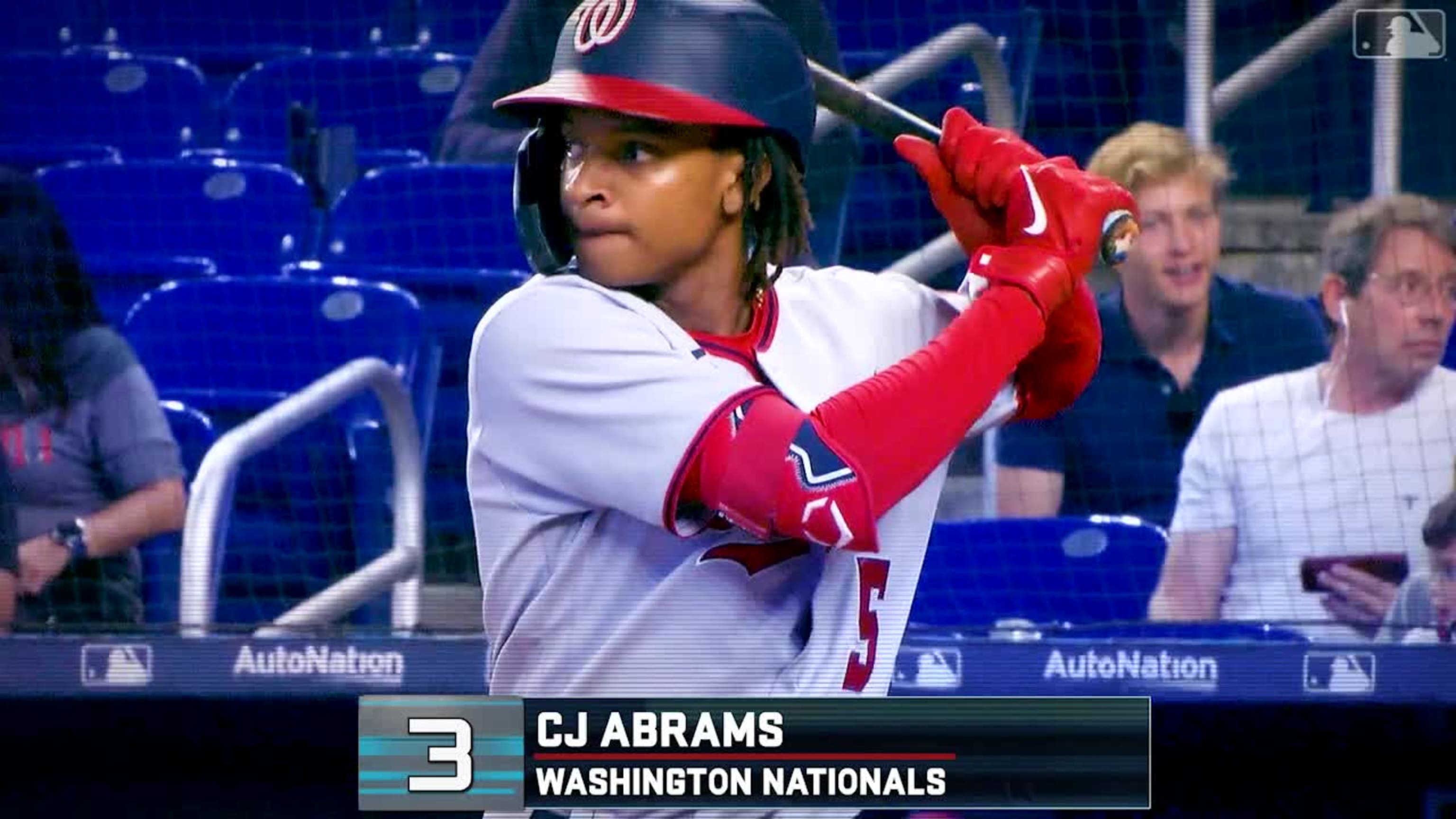 CJ Abrams Signed Official Major League Baseball Washington