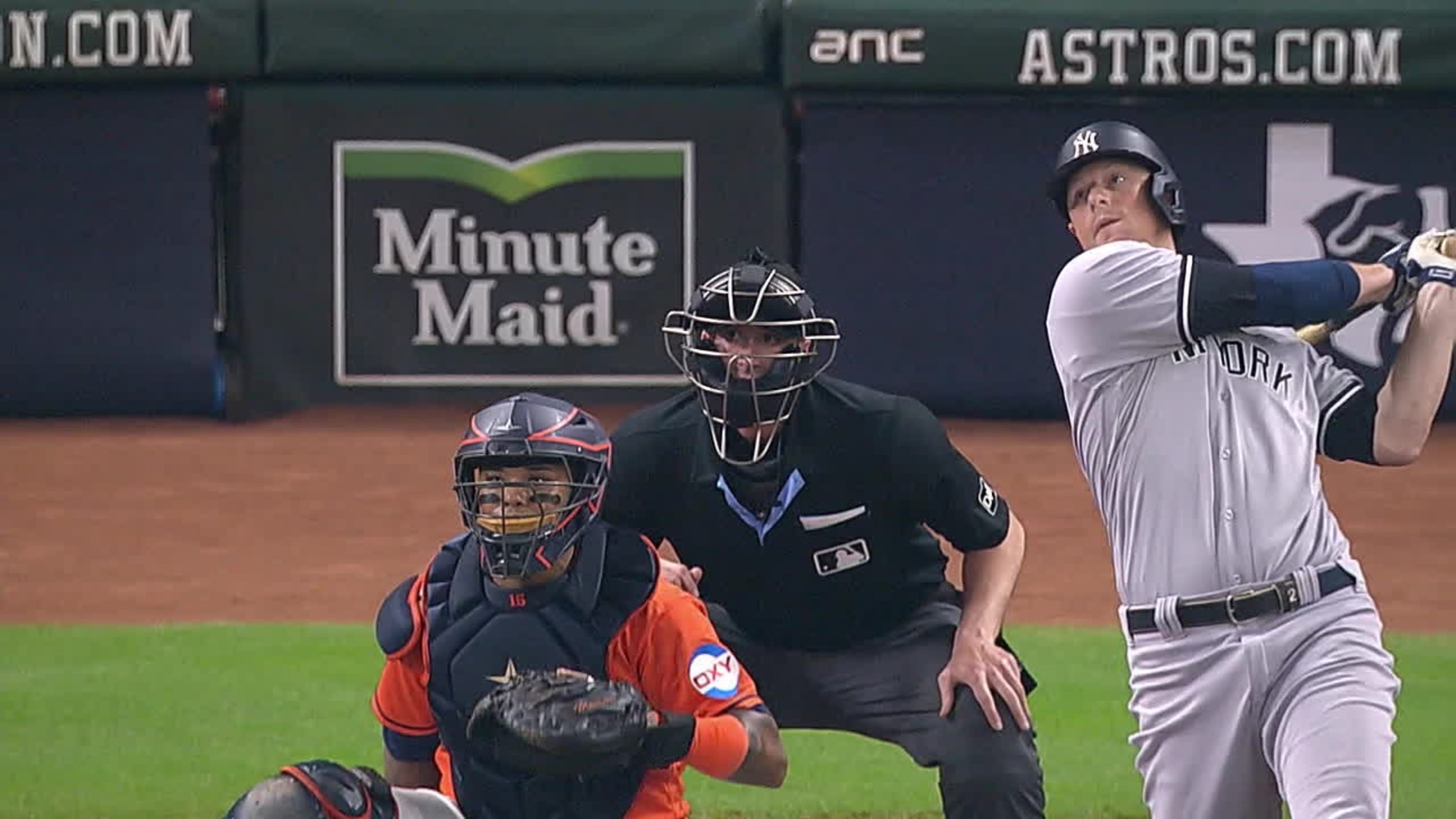 Baby Bomber! Dominguez homers in first at-bat off Verlander to