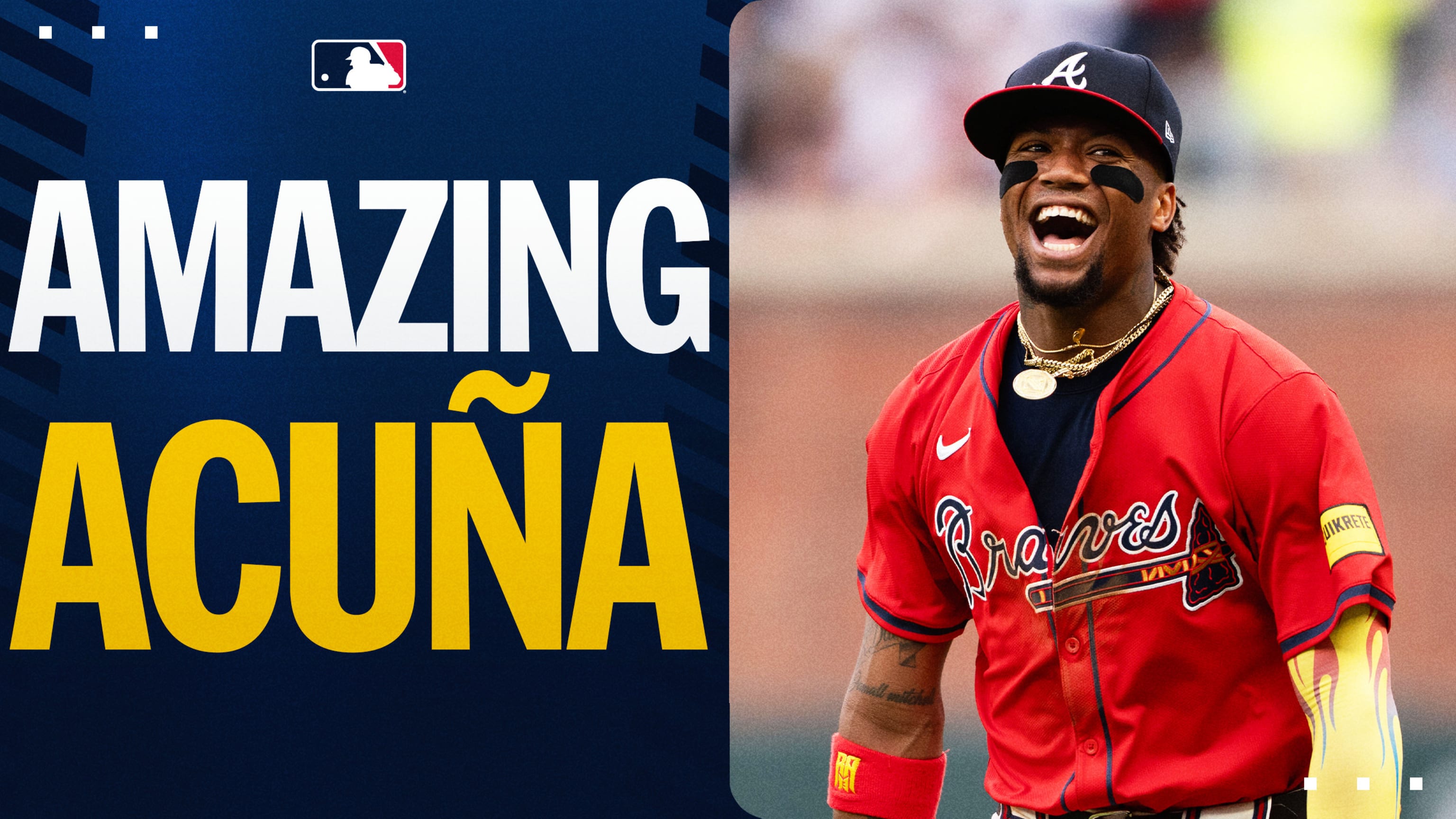 Acuña Jr. inicia un DP con un fuerte tiro