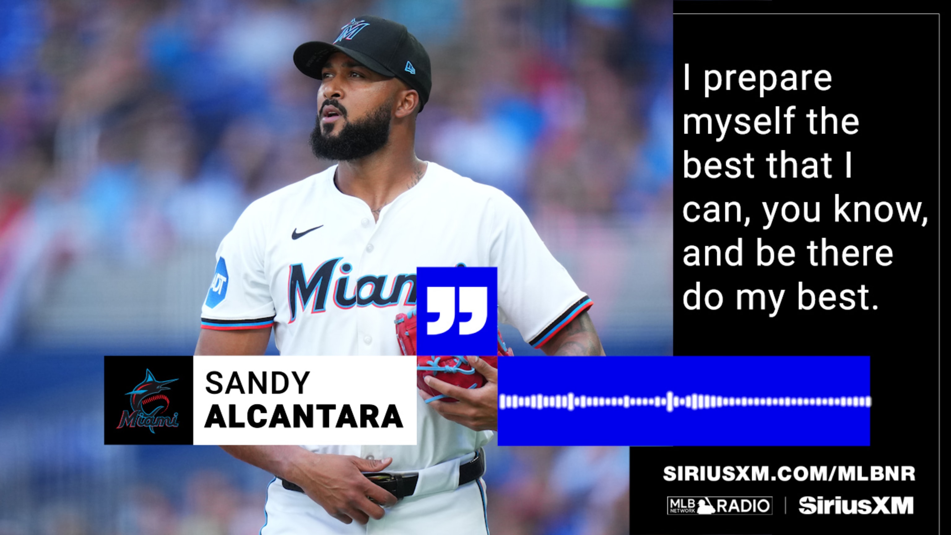 Sandy Alcantara on his preparation, sweeper