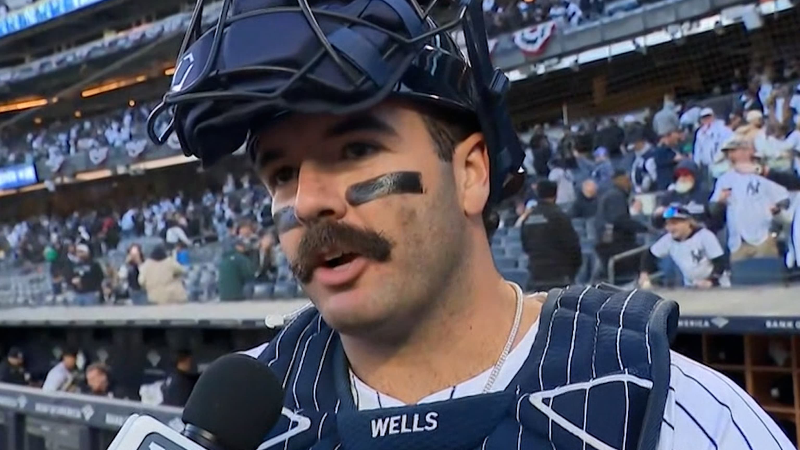 Austin Wells hits leadoff home run on Opening Day