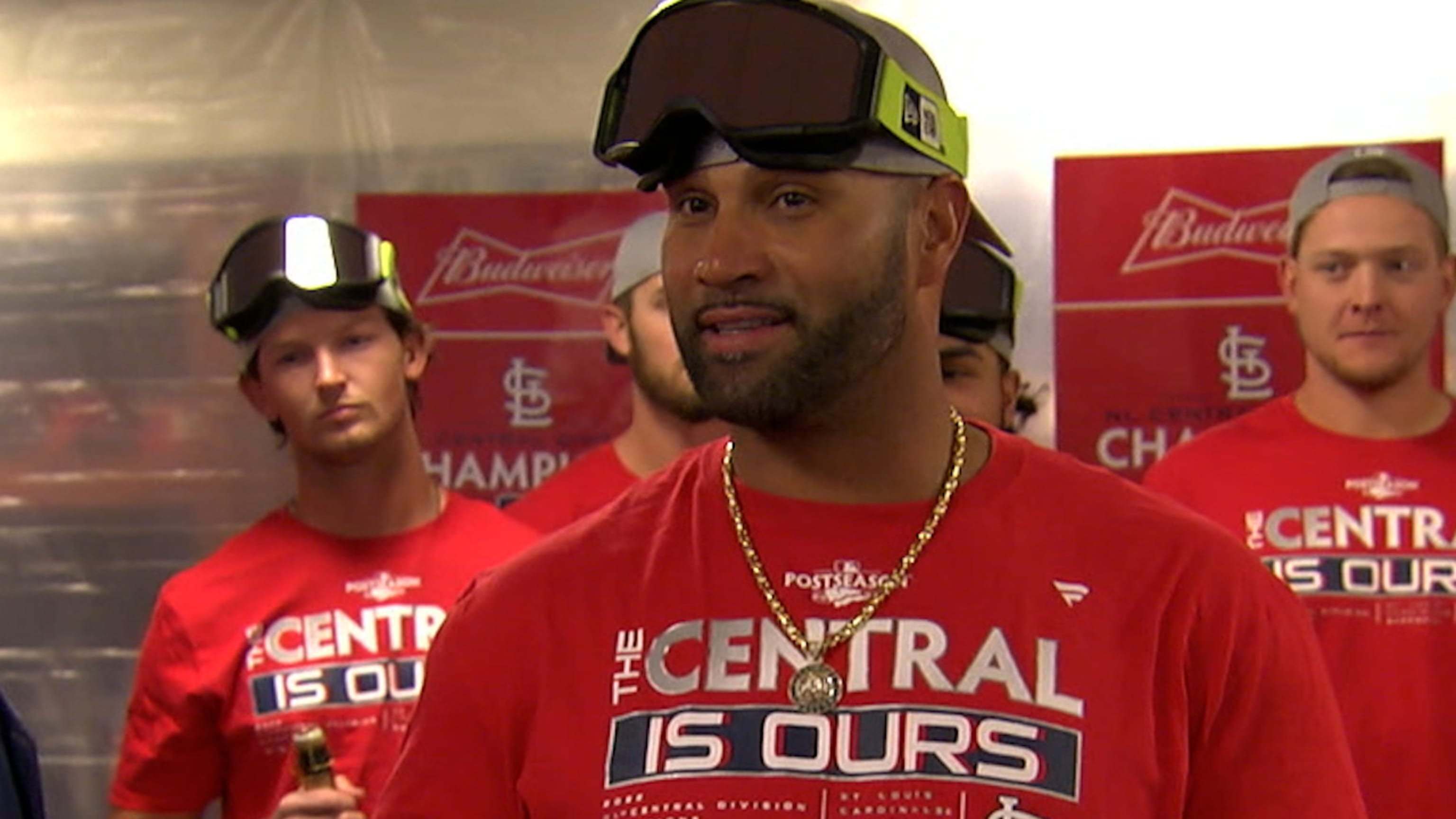 THE BAND IS BACK TOGETHER! Albert Pujols, Yadier Molina and Adam  Wainwright's Opening Day Intros! 