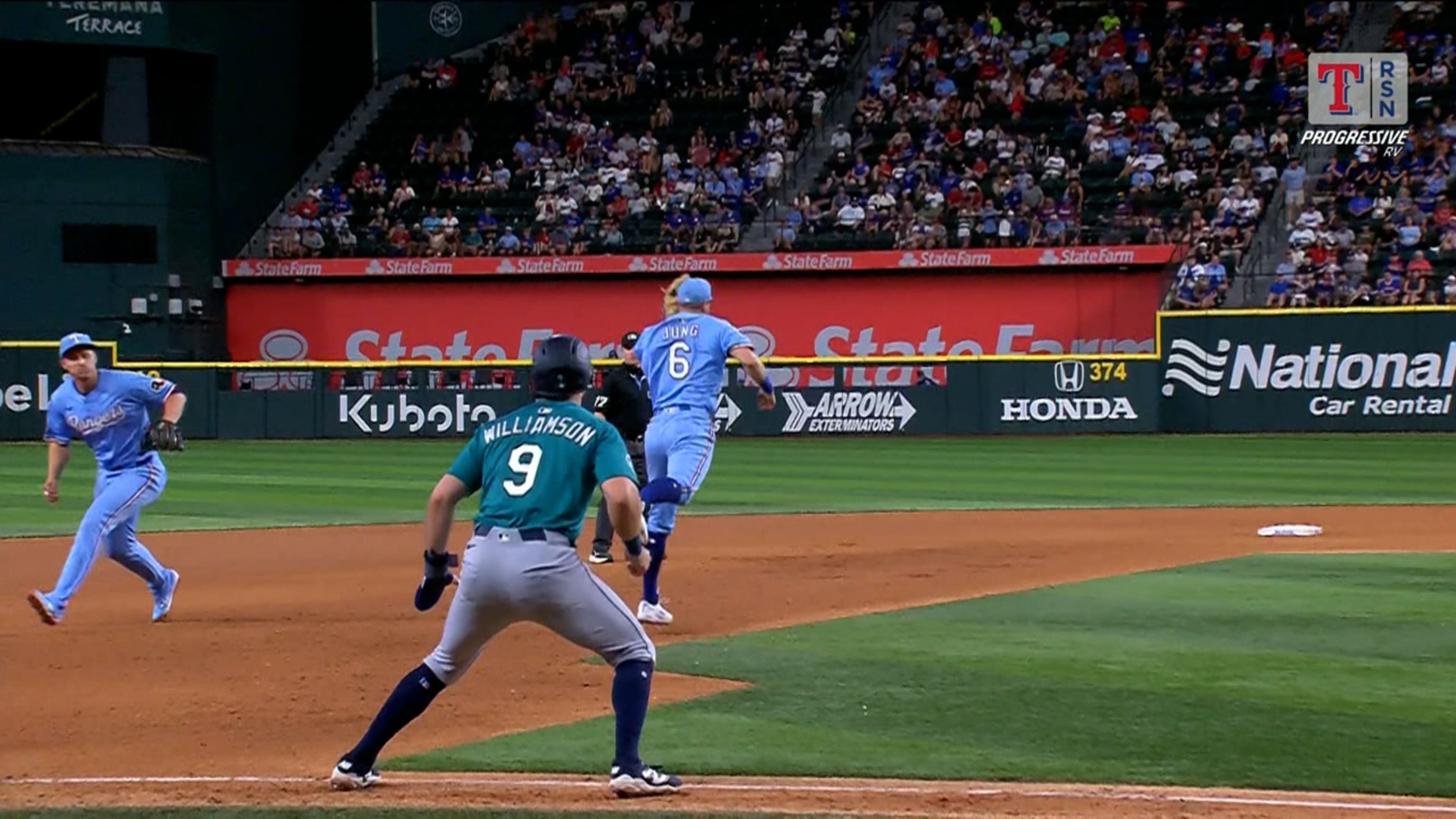 Jack Leiter, Rangers fall in extras to Mariners