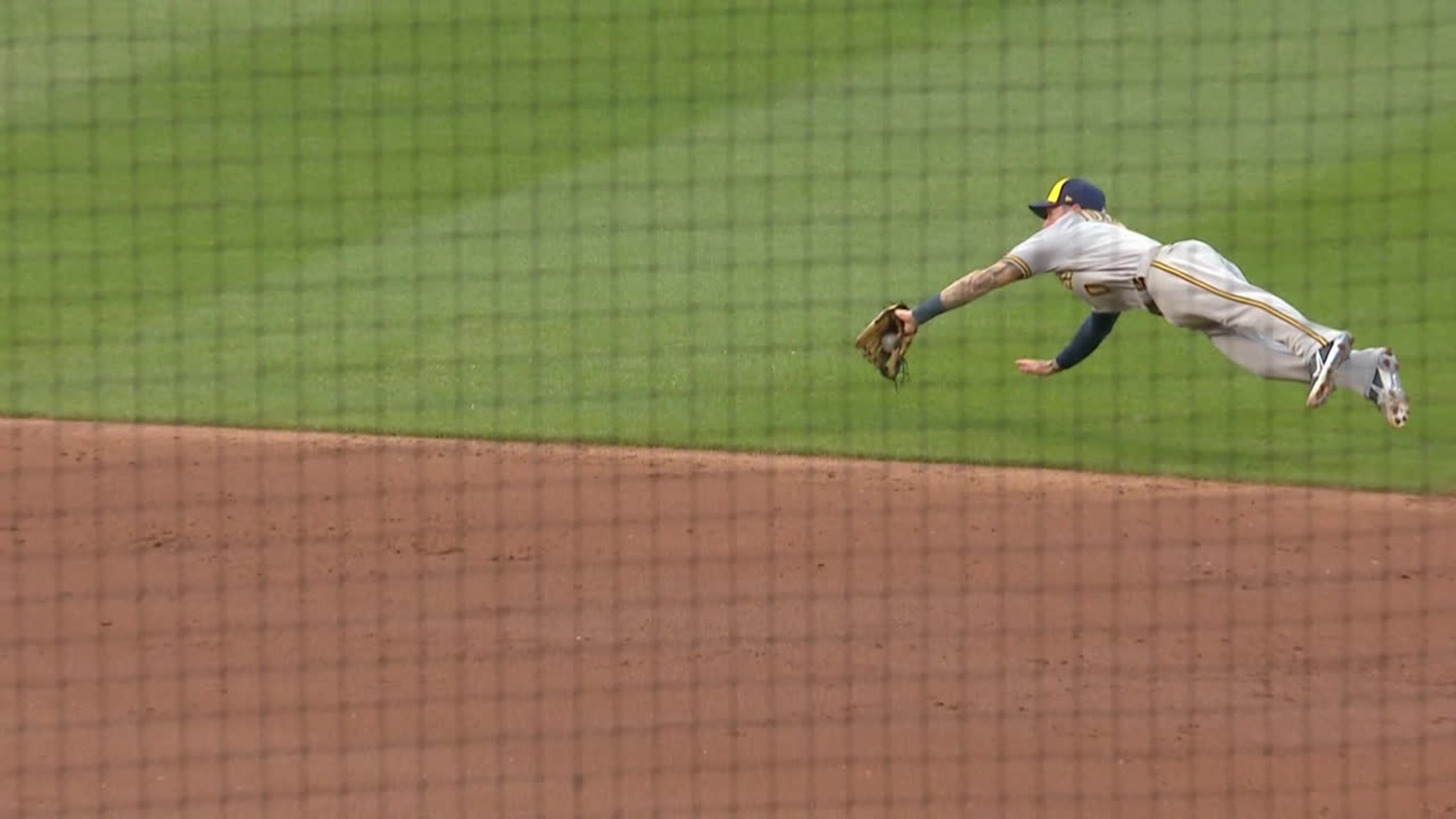 Brice Turang's diving stop