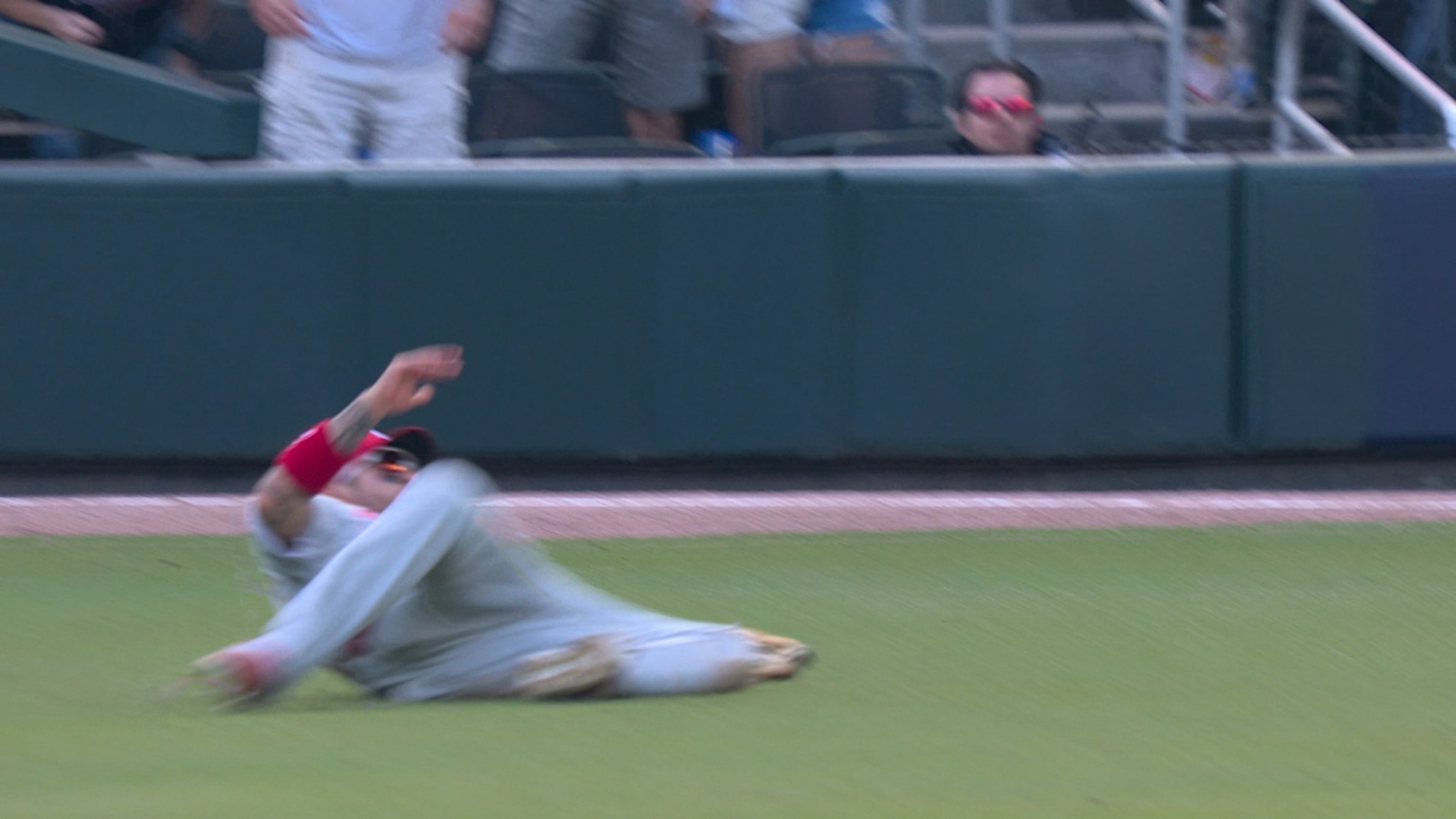 Sensacional atrapada de Castellanos