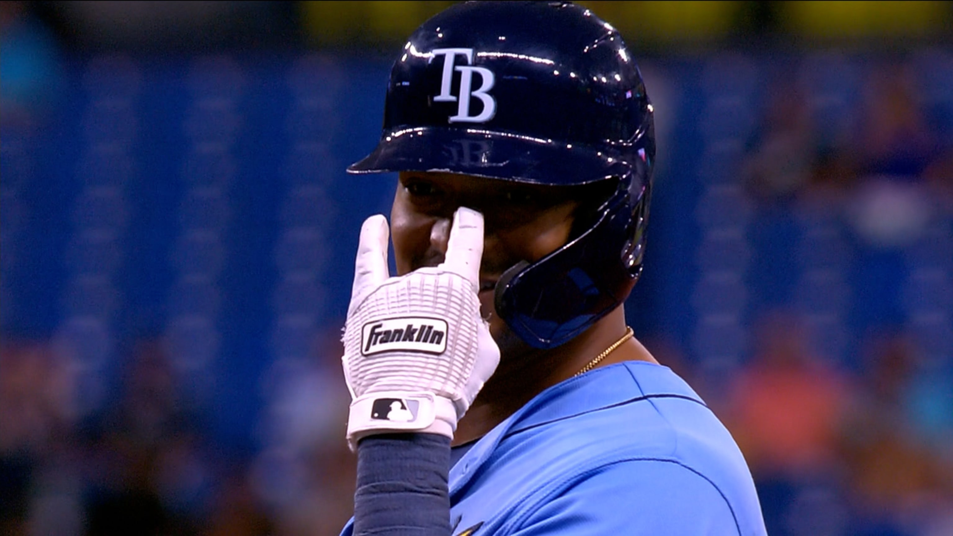Bethancourt stars at plate, on mound as Rays beat Angels, 11-1 - CBS Los  Angeles