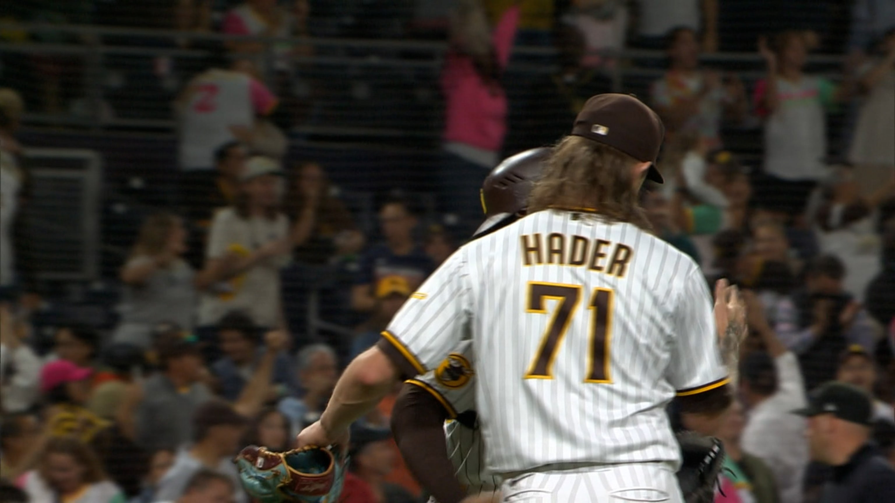 2023 Josh Hader Home White Game-Used Jersey Used in 8 Games; 9 Ks and 3  SVs; MLB Authenticated