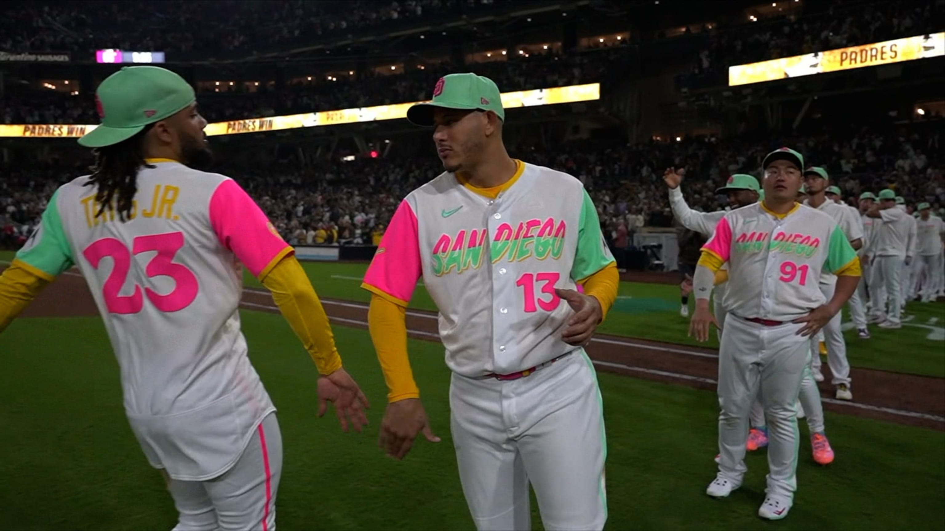 san diego padres pink and green uniforms