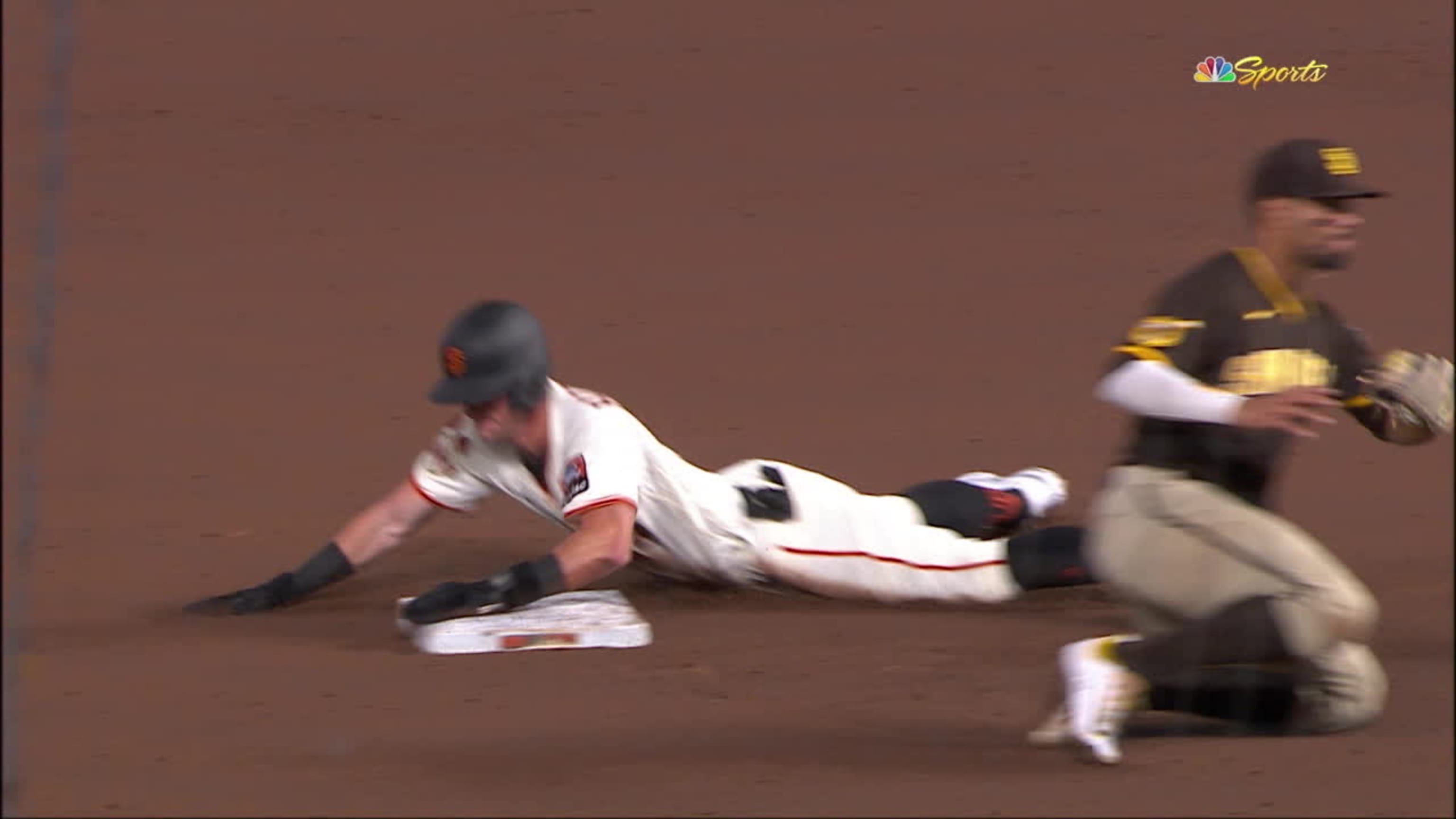 Fitzgerald's first stolen base