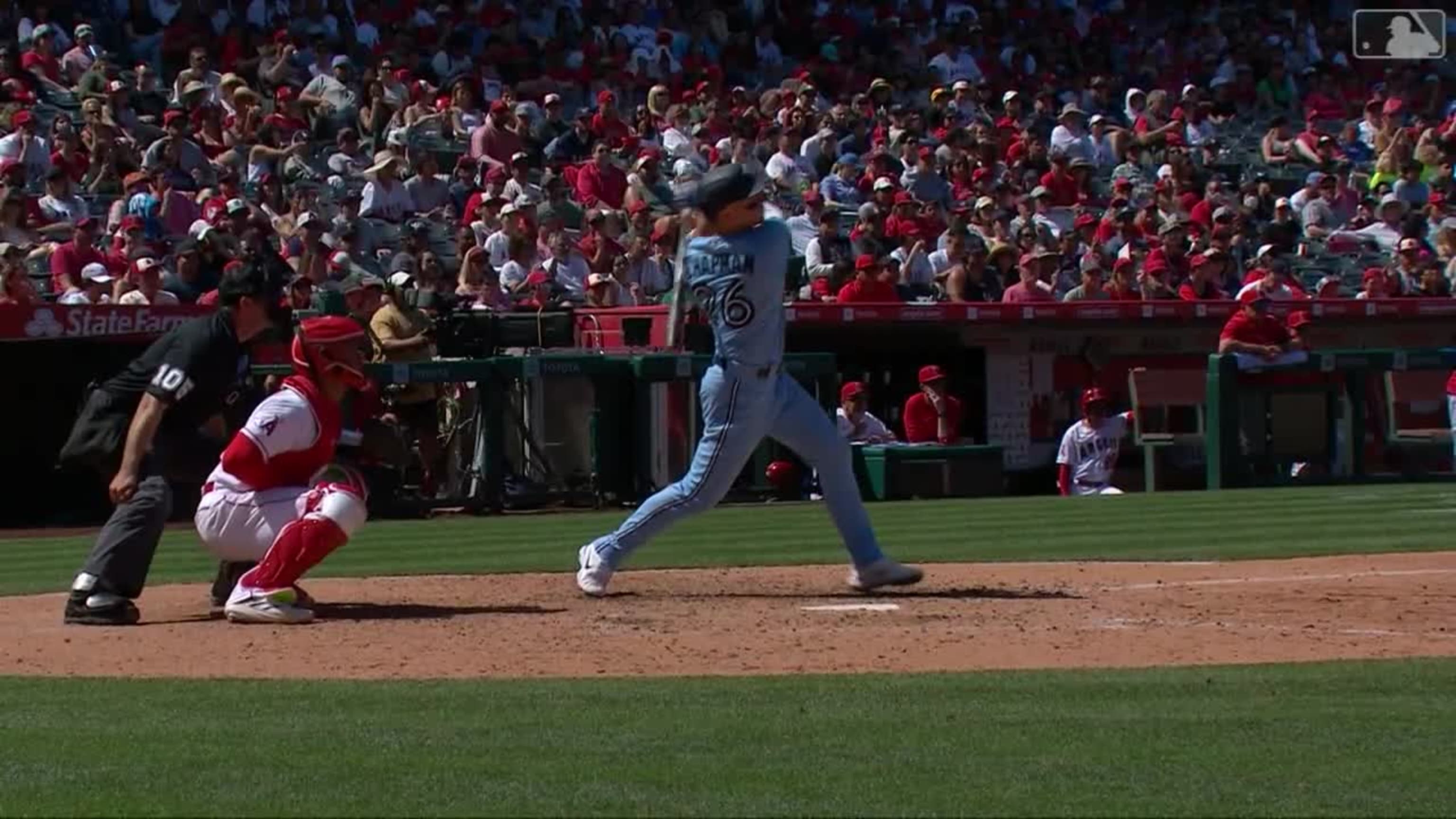 Kiermaier, Chapman both drive in 5, Jays beat Angels 12-11 in 10