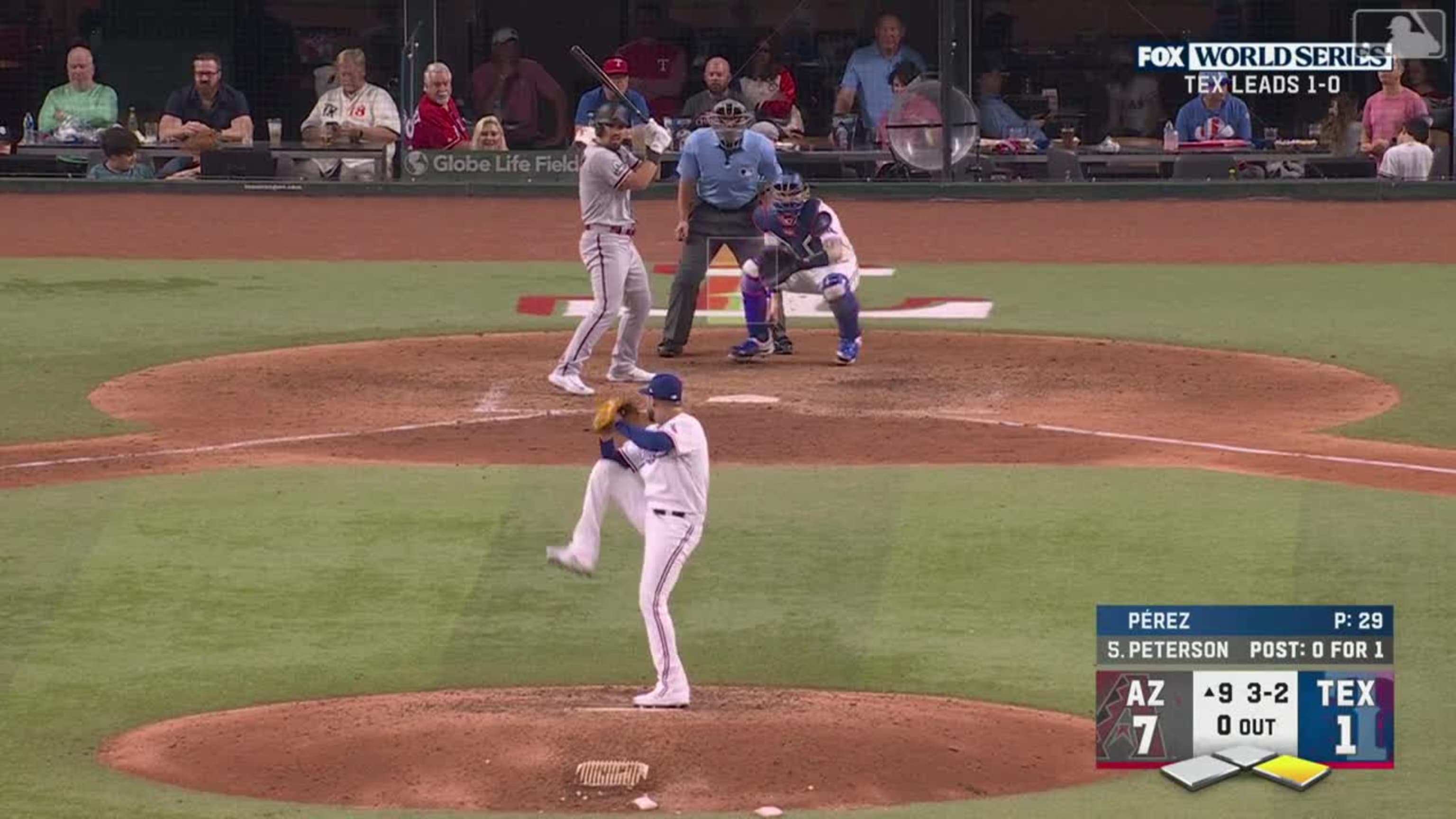 Peterson's pinch-hit appearance 