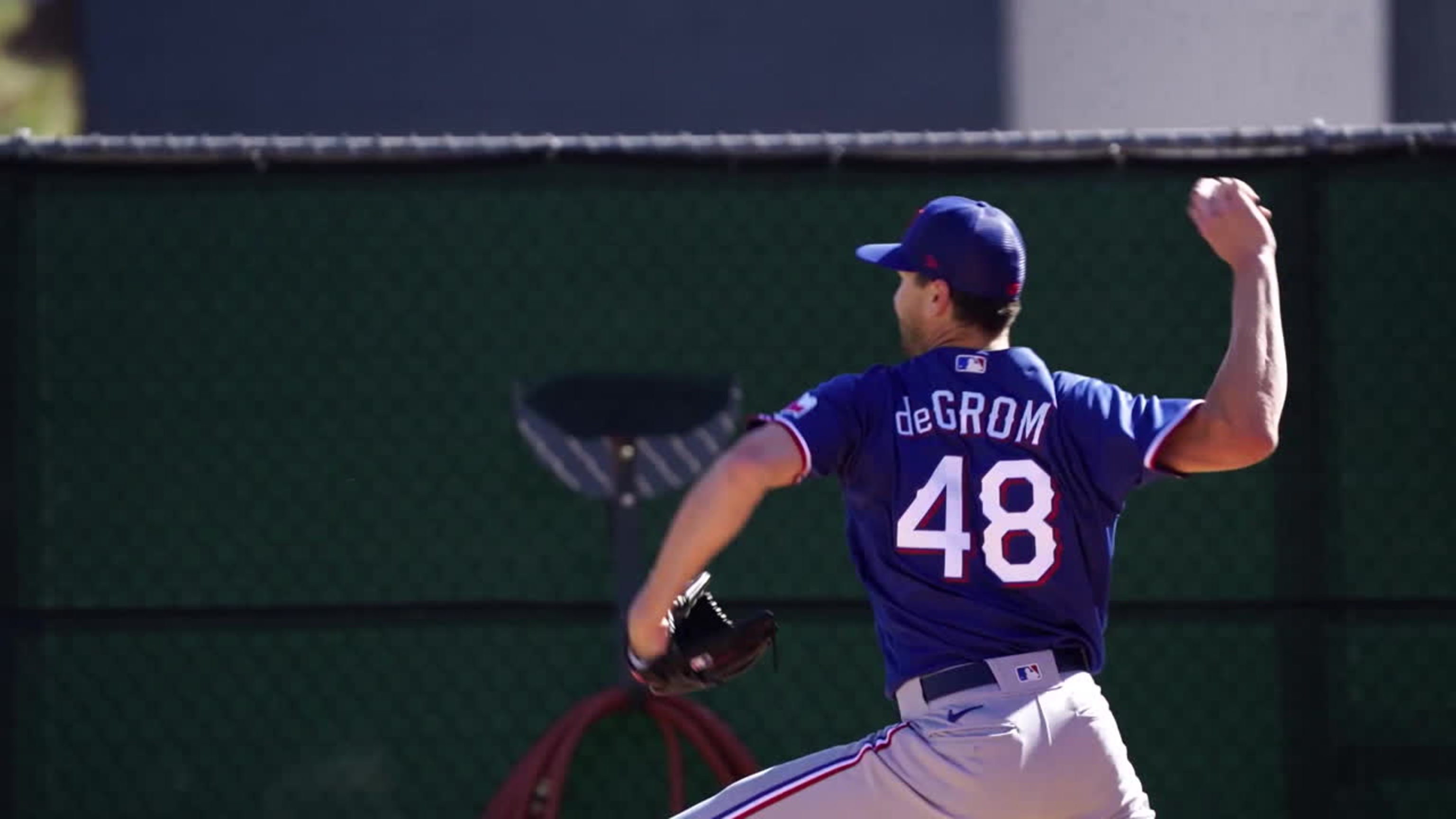 Rangers plan to get Jacob deGrom's 'arm moving again' after four-day break
