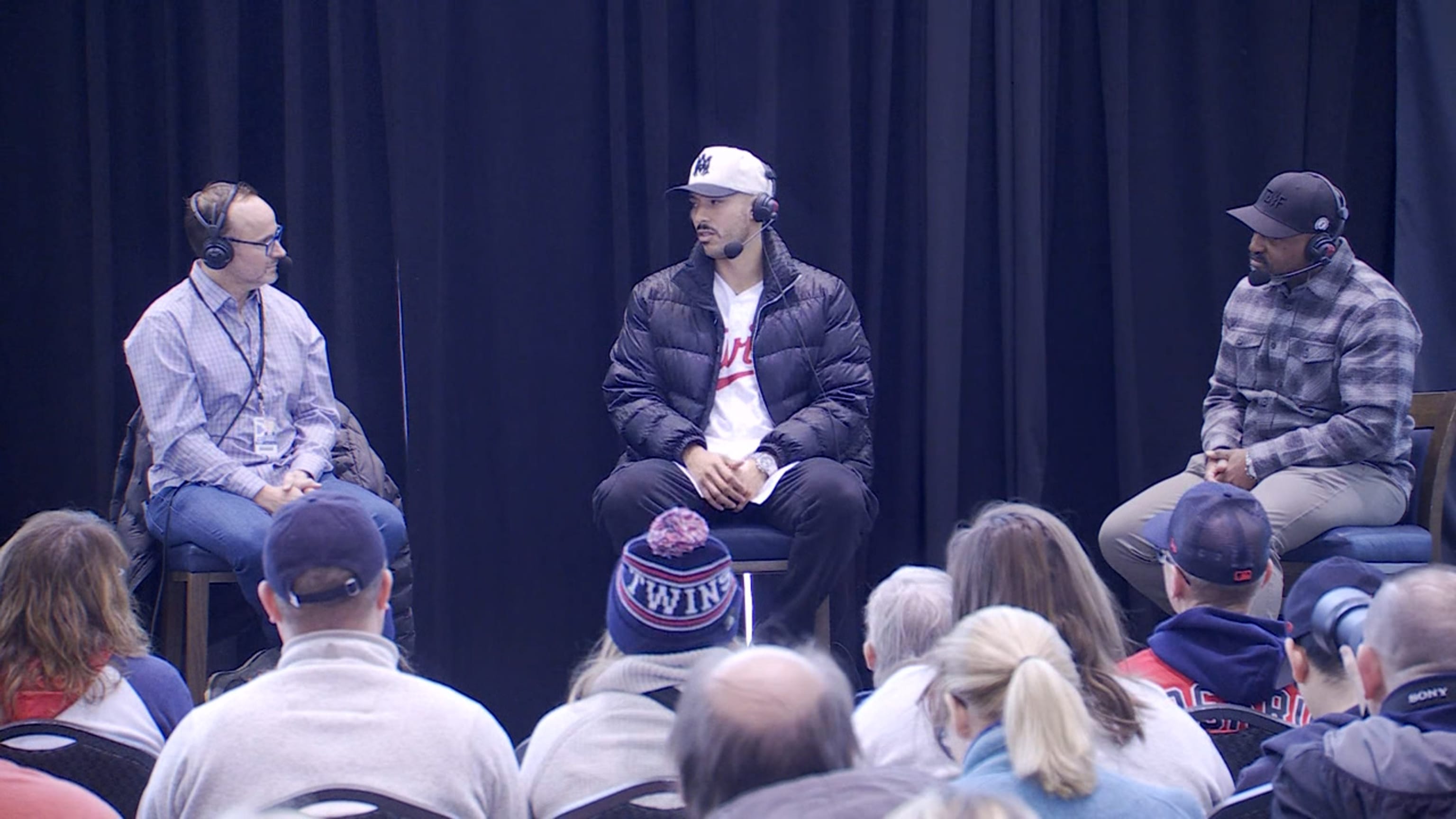 Carlos Correa speaks at TwinsFest