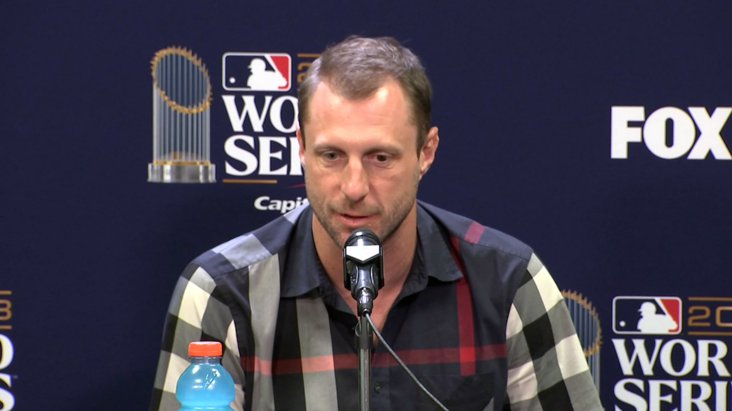 Scherzer on pitching in Game 3