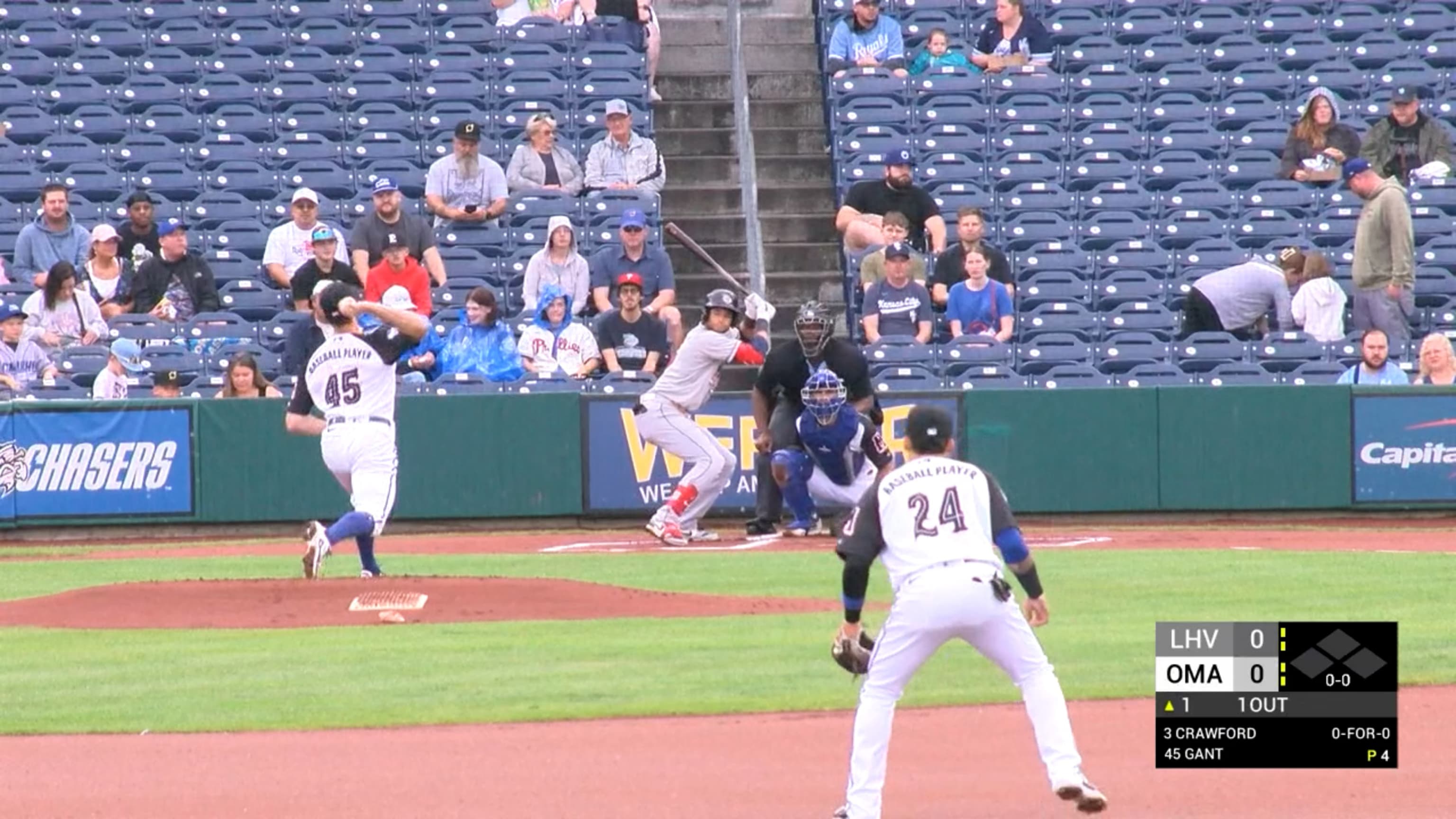 Justin Crawford's multihit game
