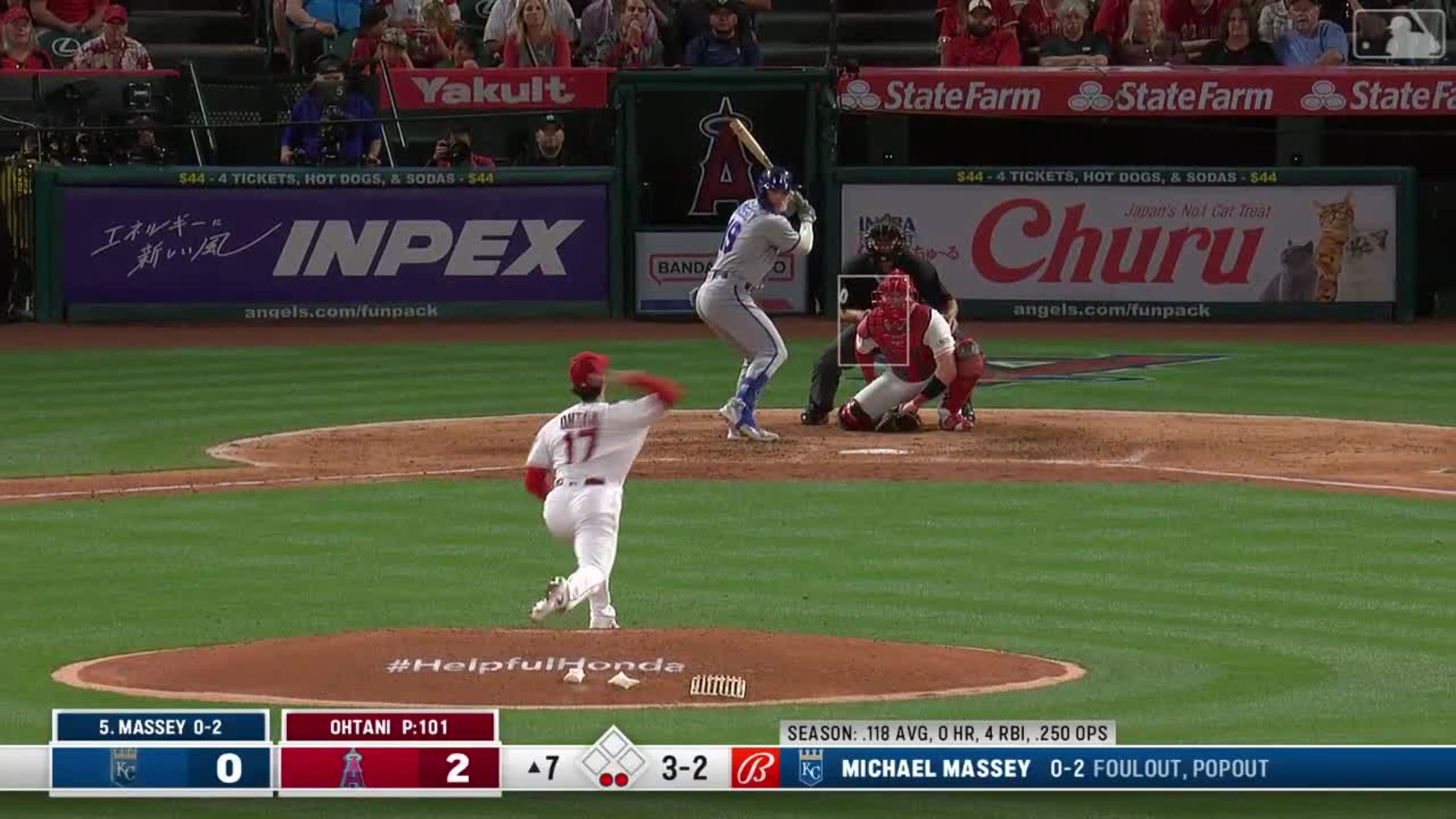 Ohtani propina su 11er ponche