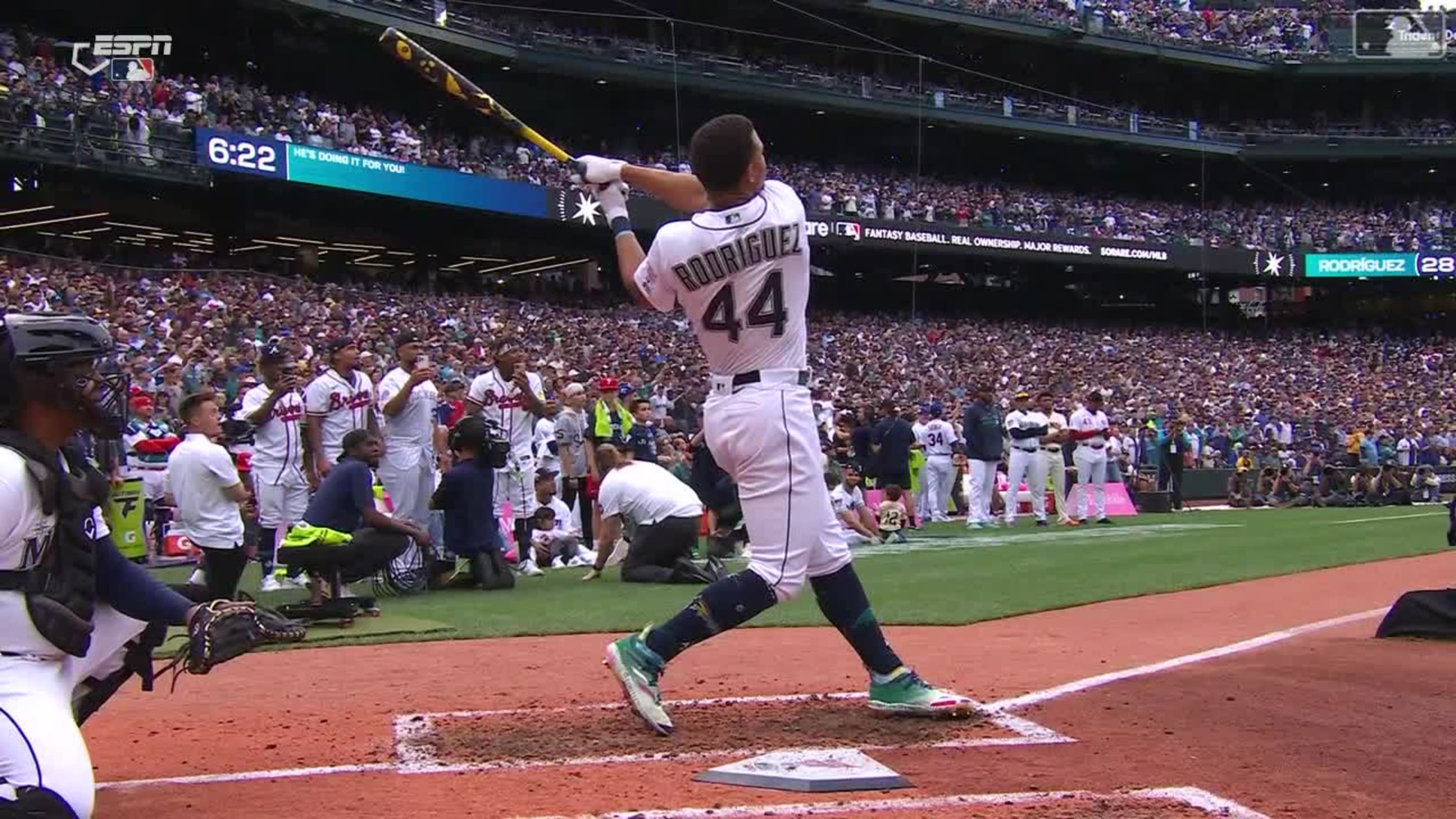 Julio Rodriguez Falls Short in Home Run Derby Despite Record-Setting First  Round