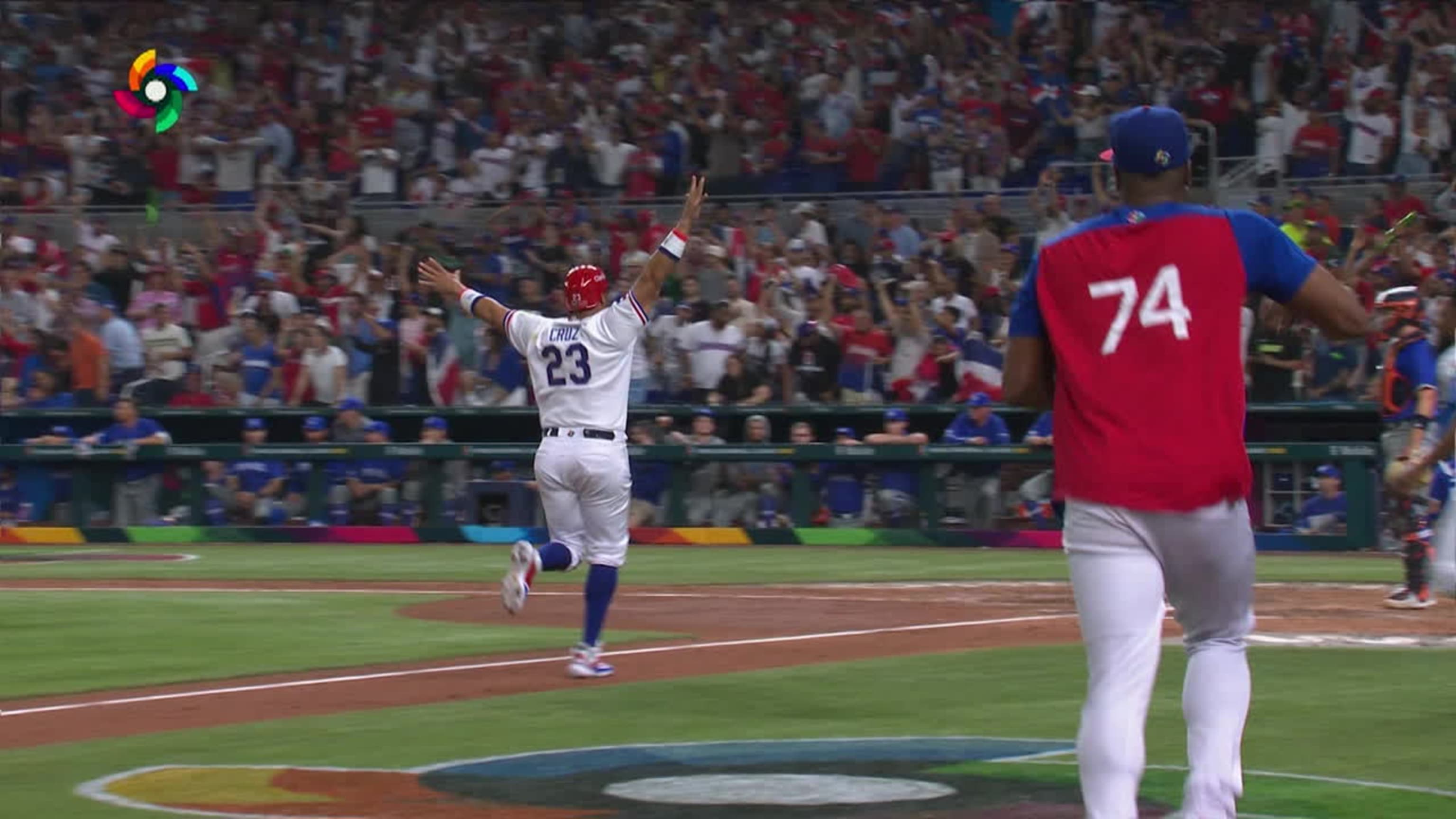 Dominican Republic scores two runs in the fourth inning to extend