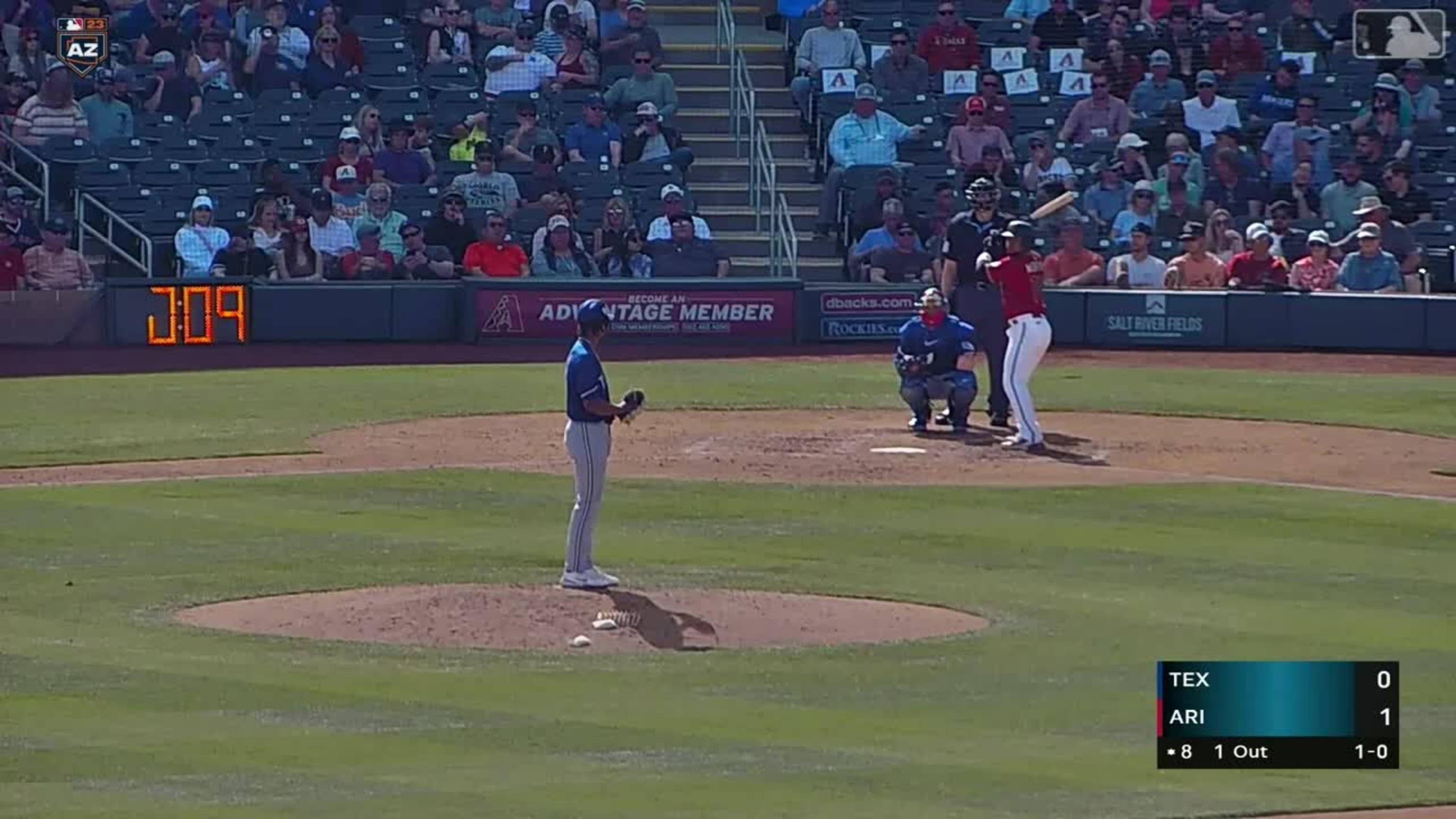 Gabriel Moreno's solo homer