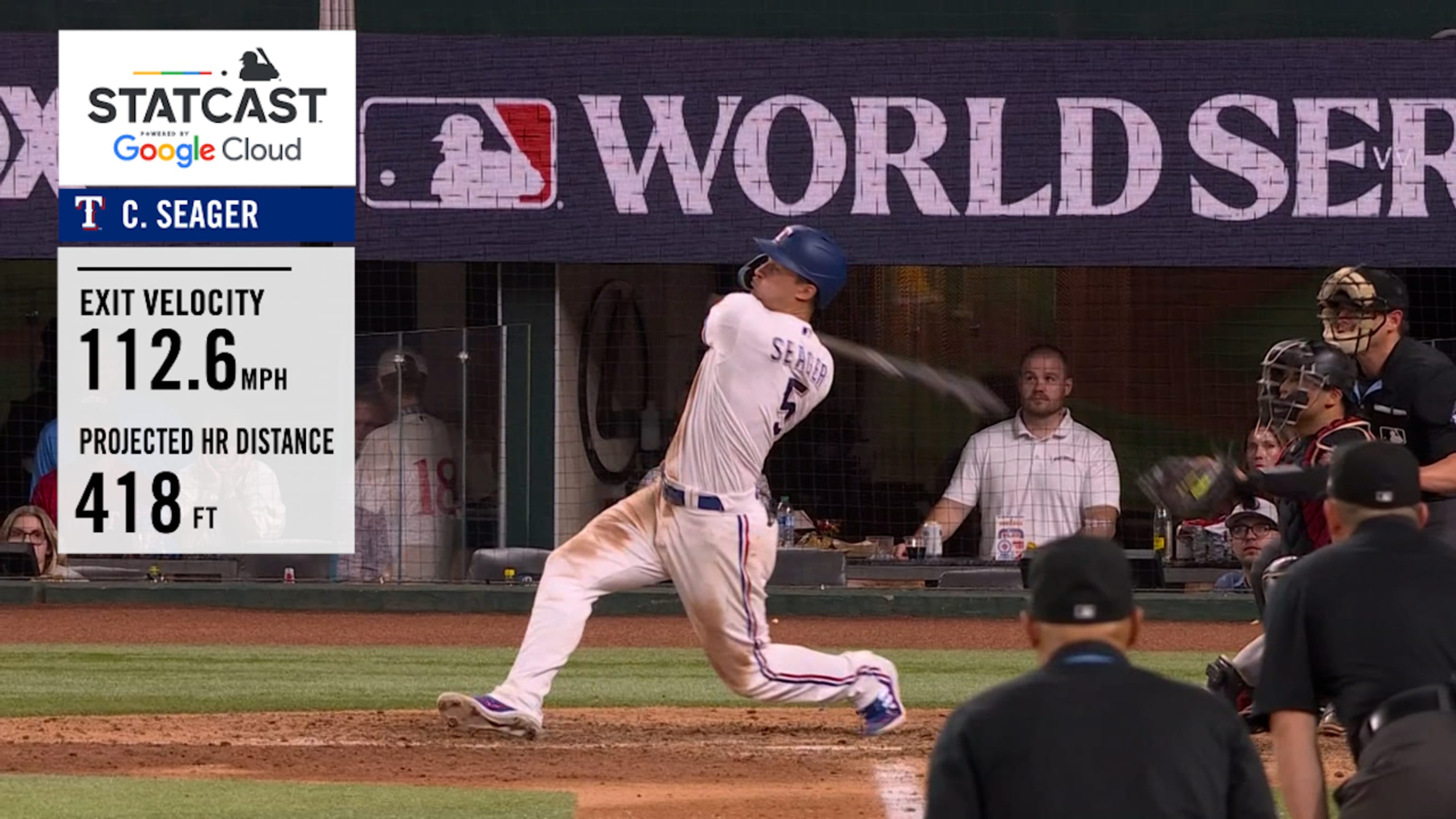 HR de 418 pies de Seager