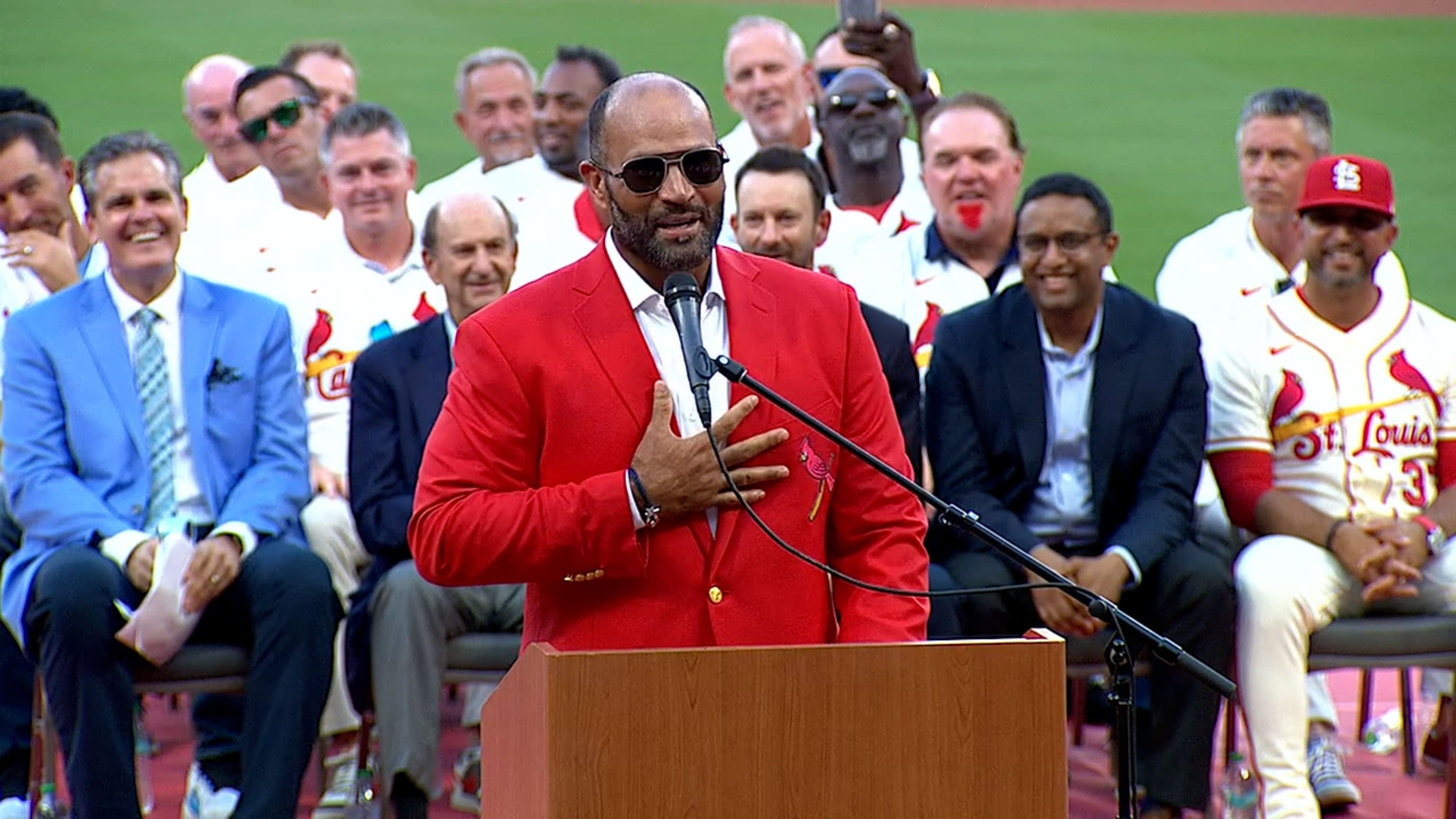 Discurso de Albert Pujols en el Salón de la Fama de los Cardenales
