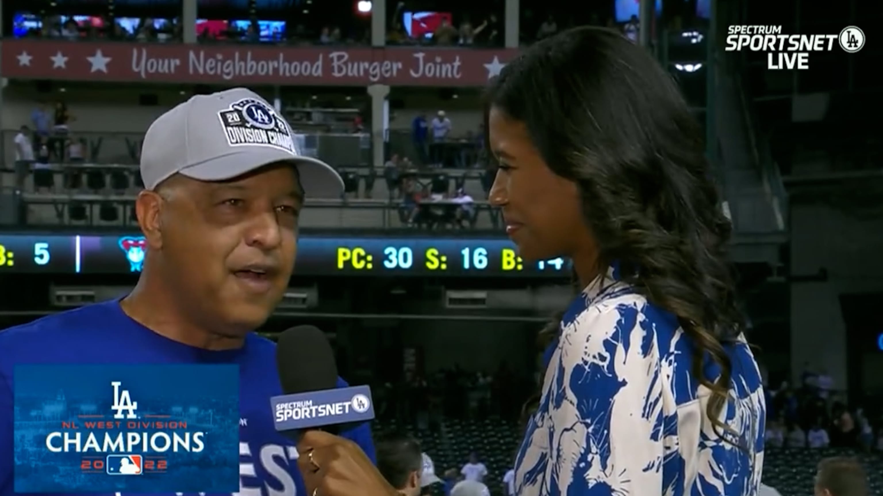 The Dodgers have won the NL West!