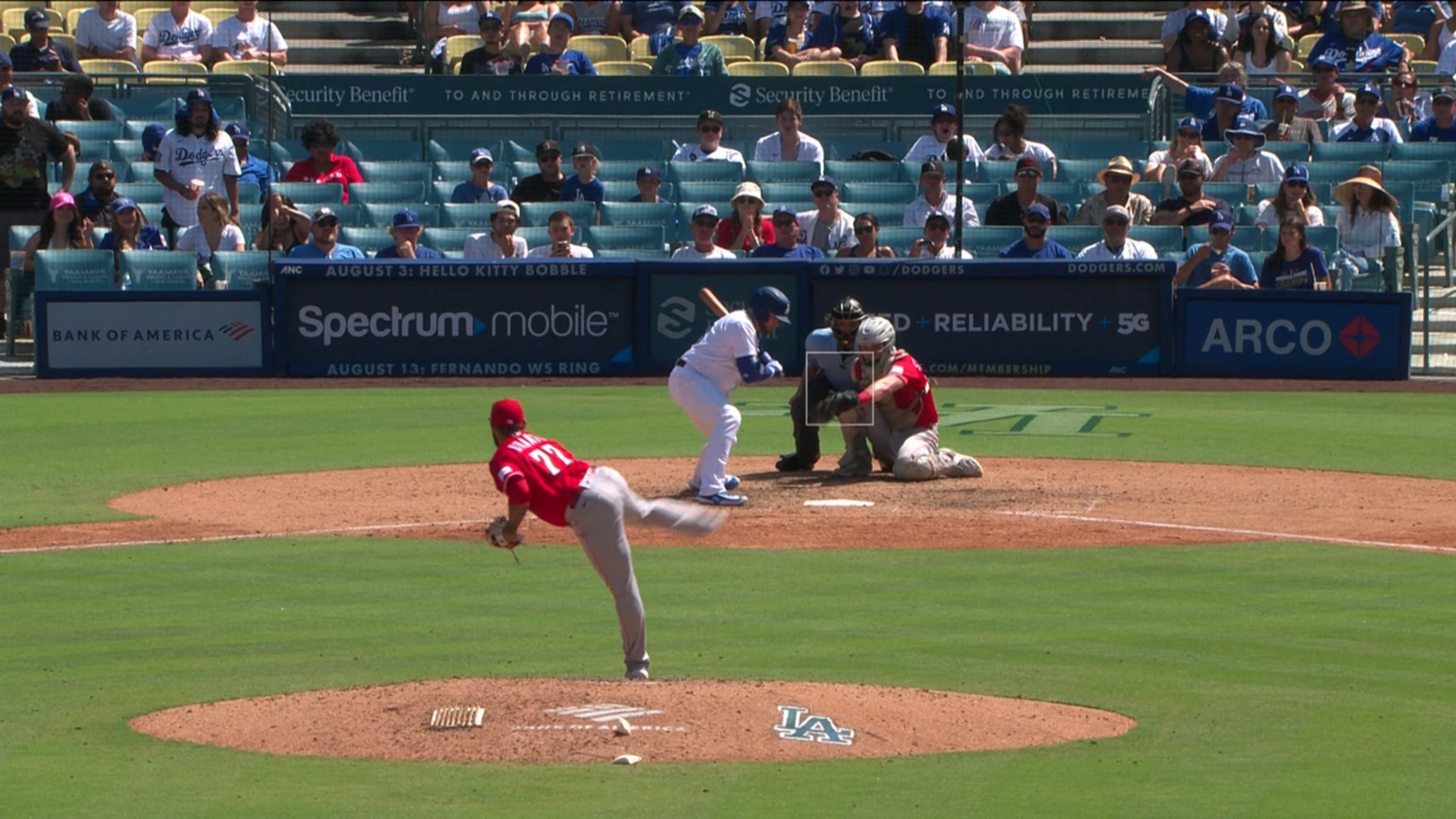 Dodgers Hello Kitty  Hello kitty party, Kitty, Cincinnati reds game