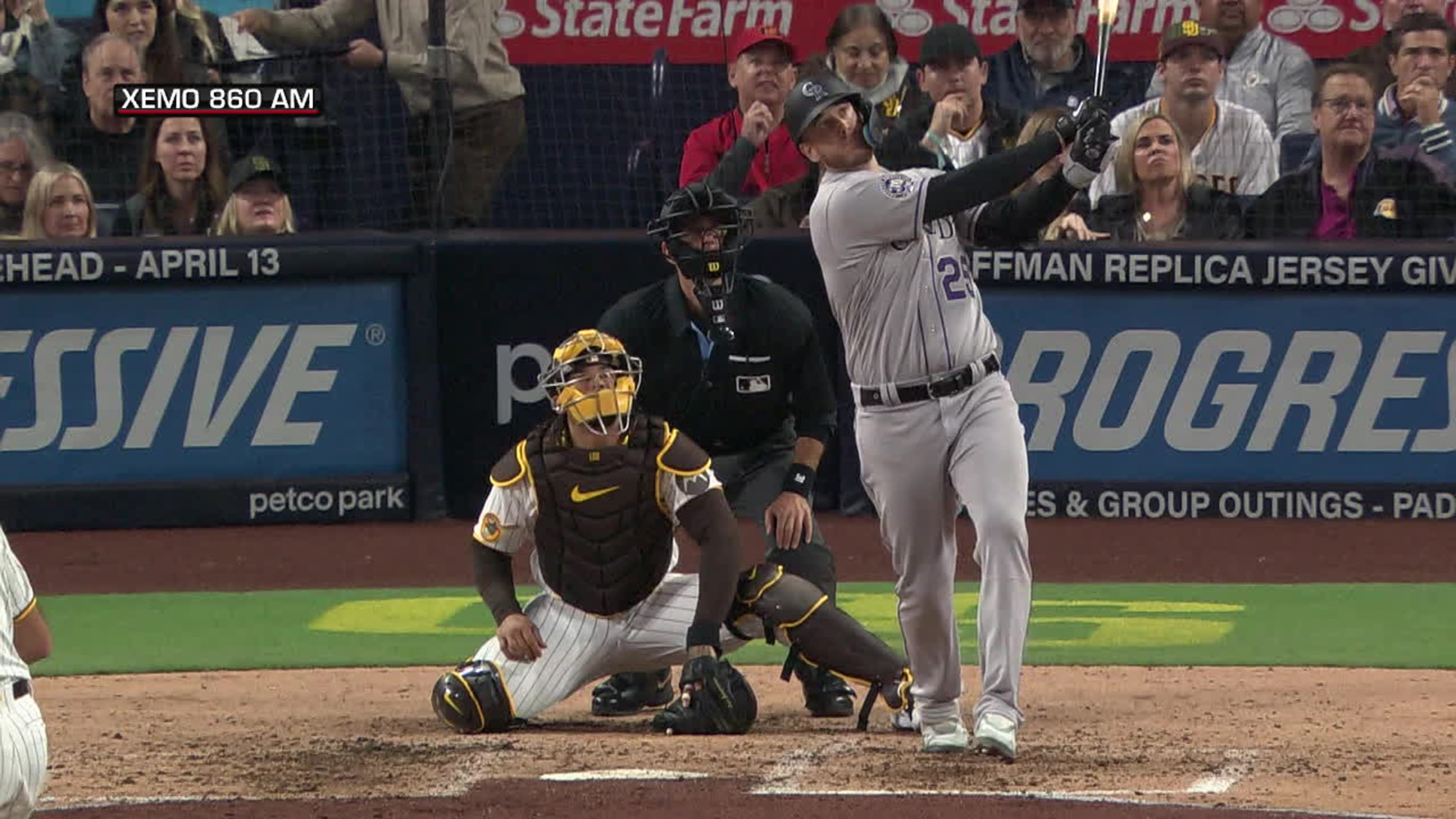 C.J. Cron pega jonrón de 2 rayas