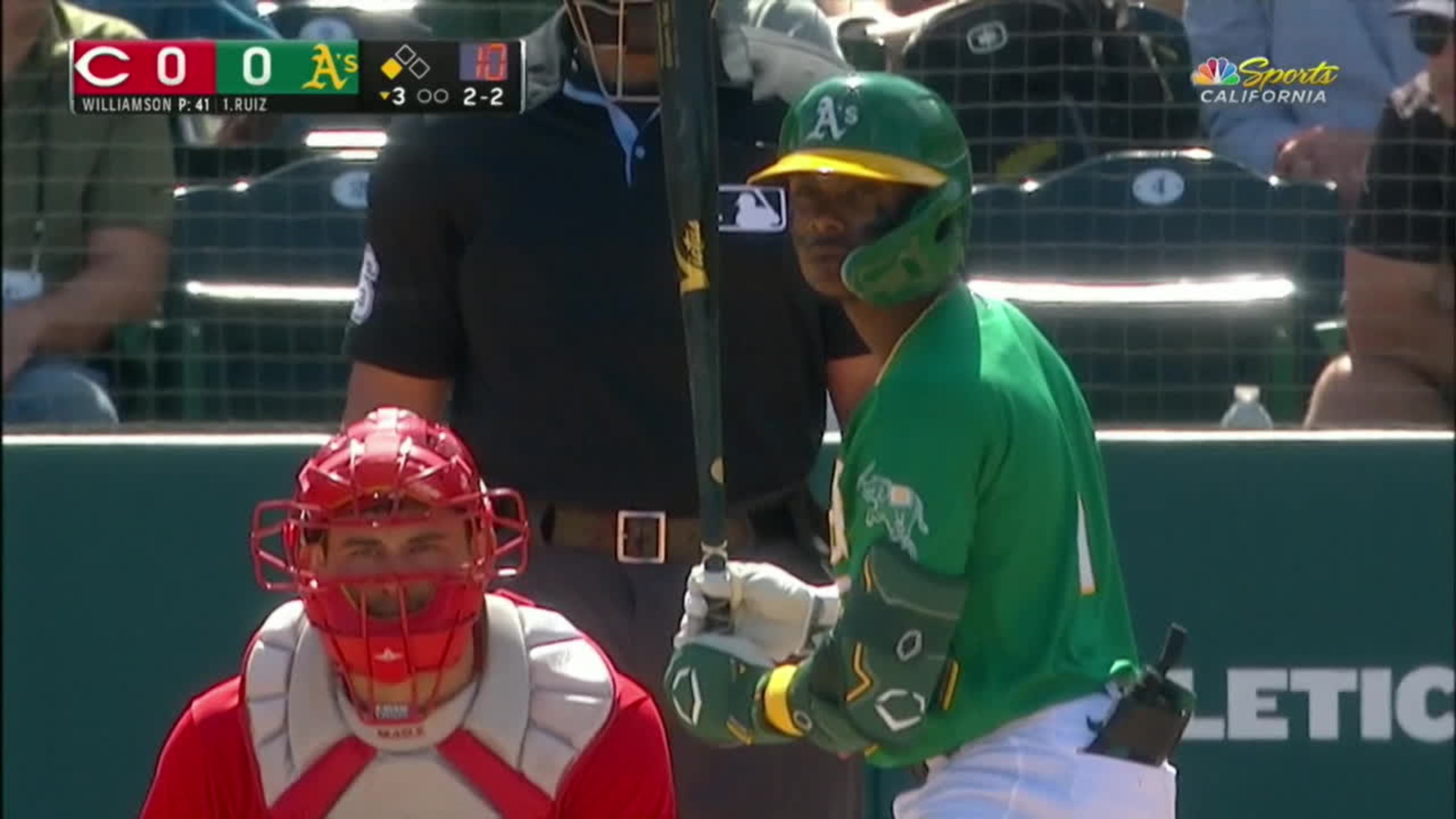 Esteury Ruiz's RBI single