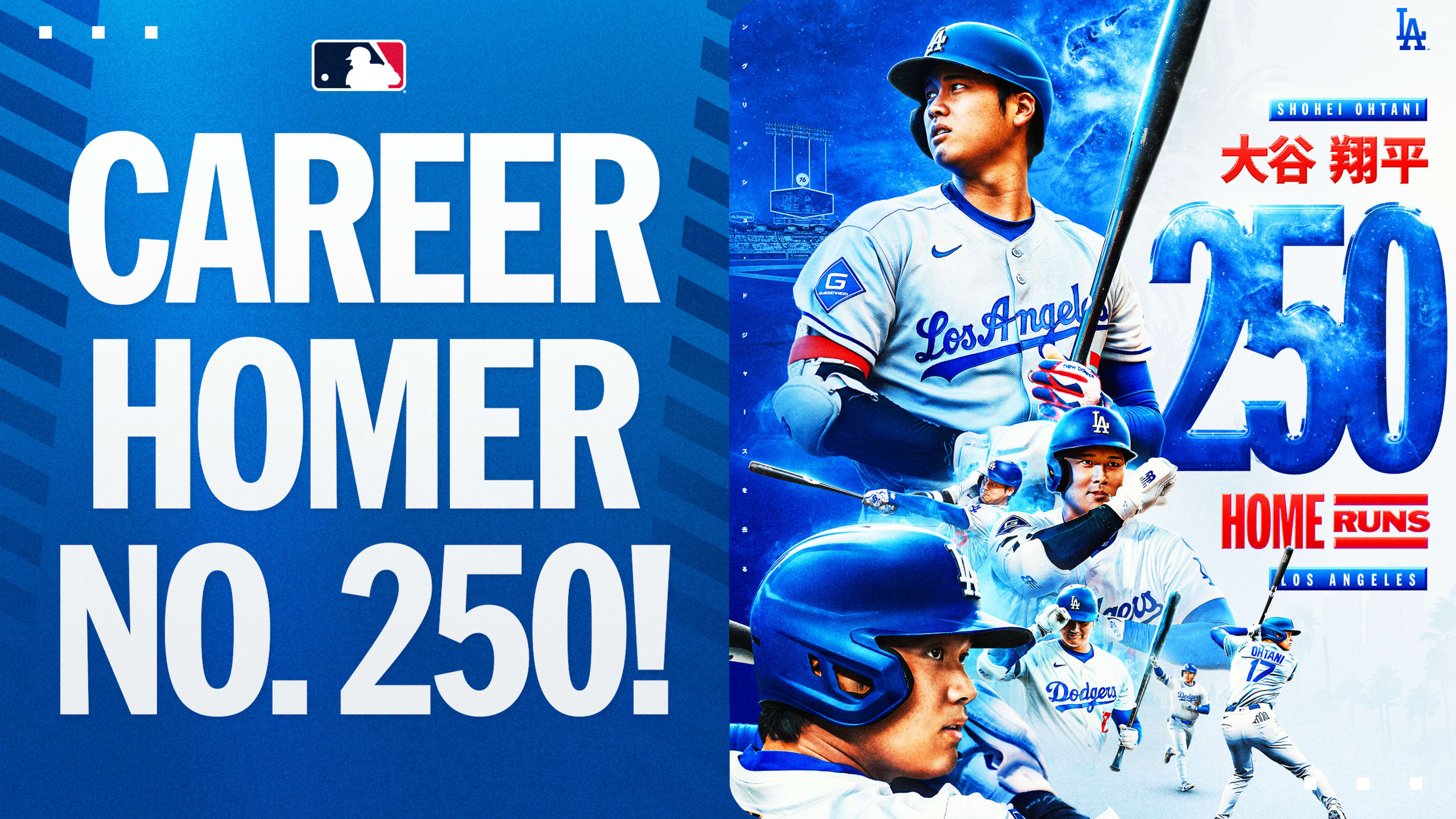 Shohei Ohtani llega a 250 jonrones en MLB