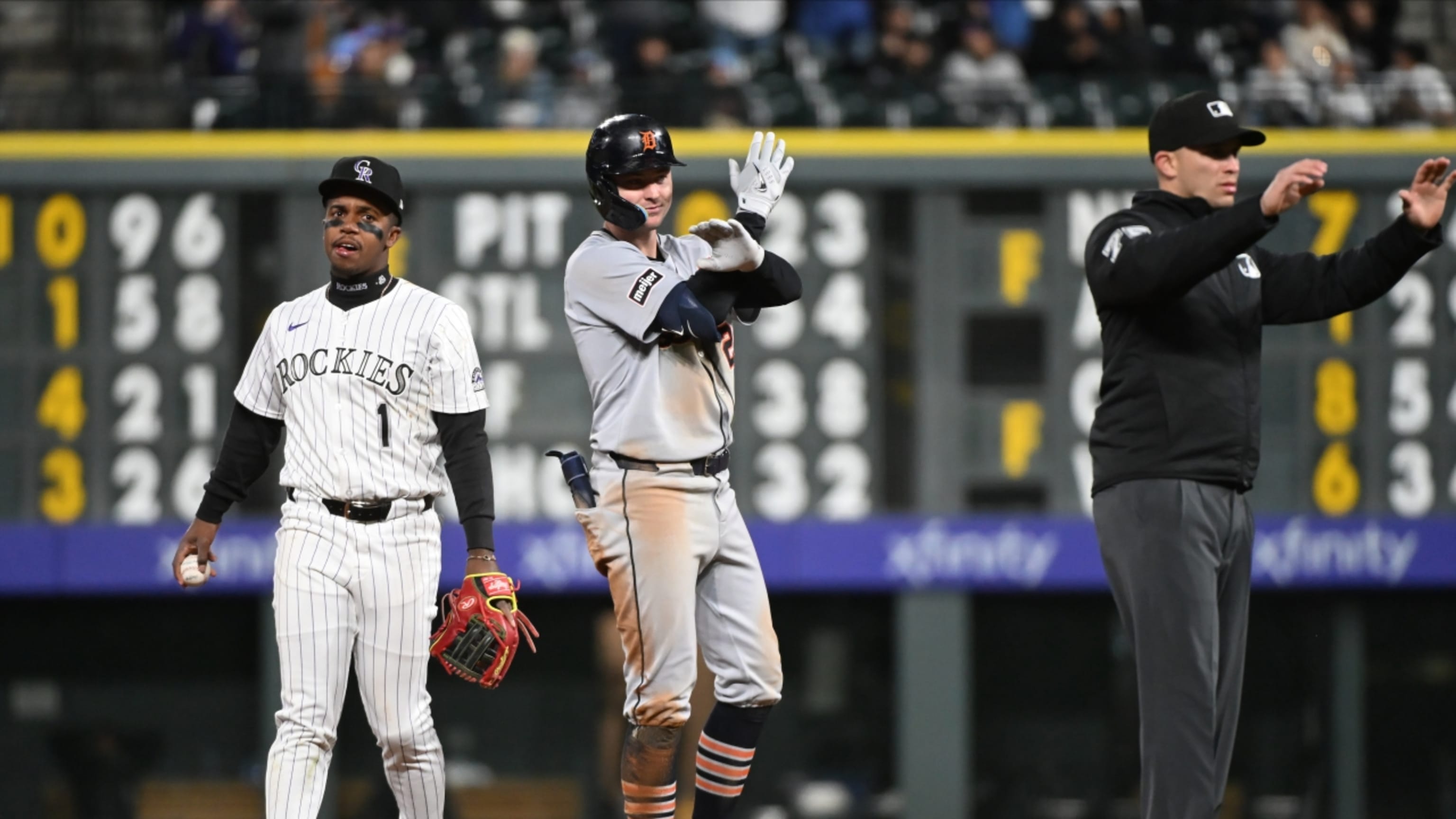 Trey Sweeney rakes three hits vs. Rockies
