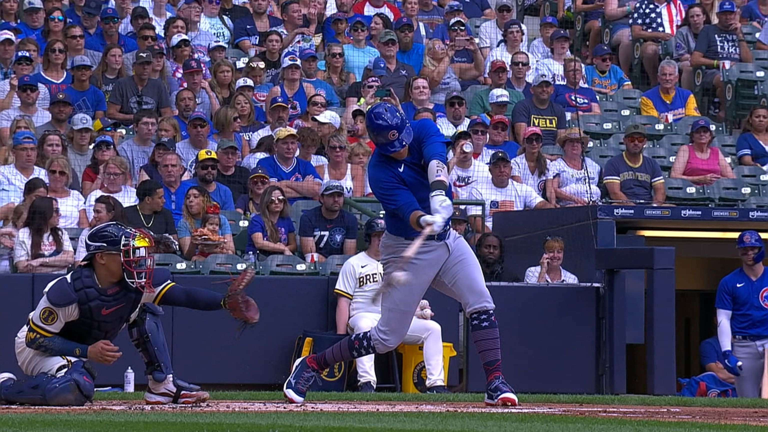 Yan Gomes records one RBI against Brewers