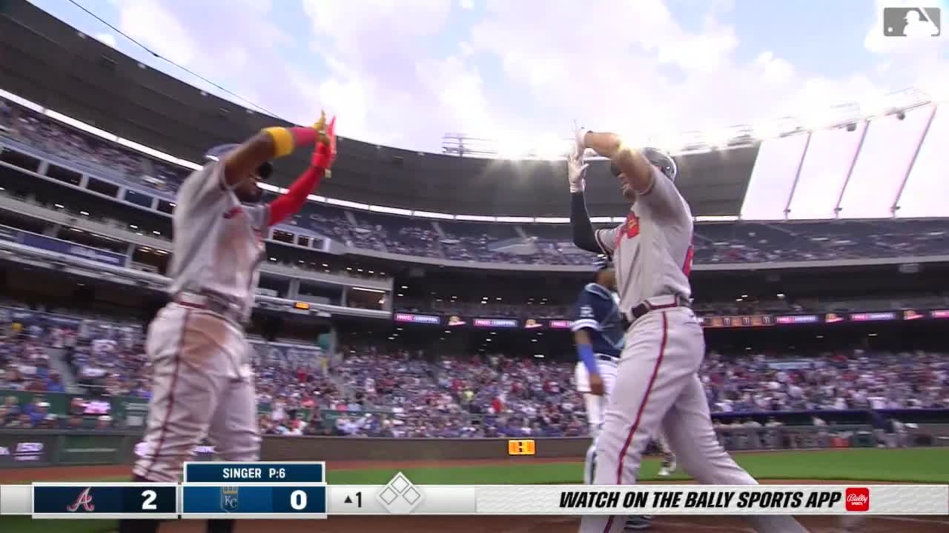 Ronald Acuña Jr Matt Olson and Austin Riley Choptober Atlanta