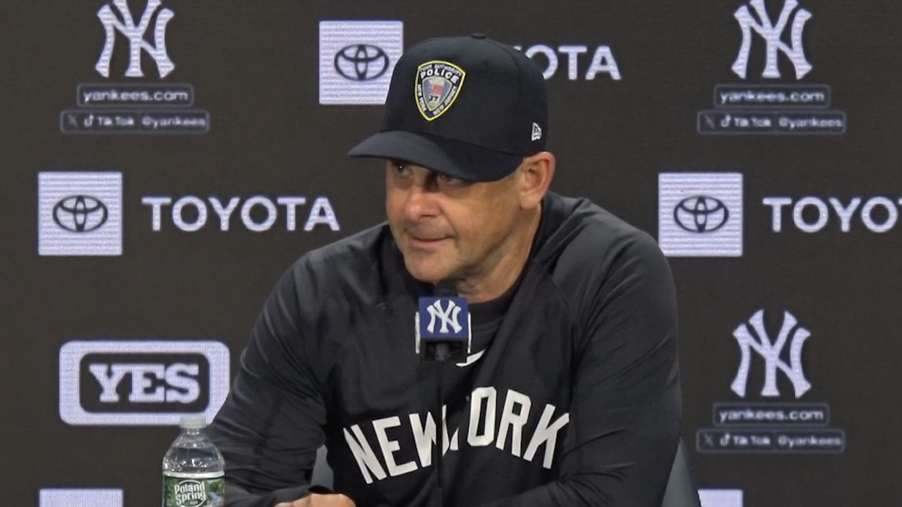 Boone sobre jonrones de Judge, Schlittler