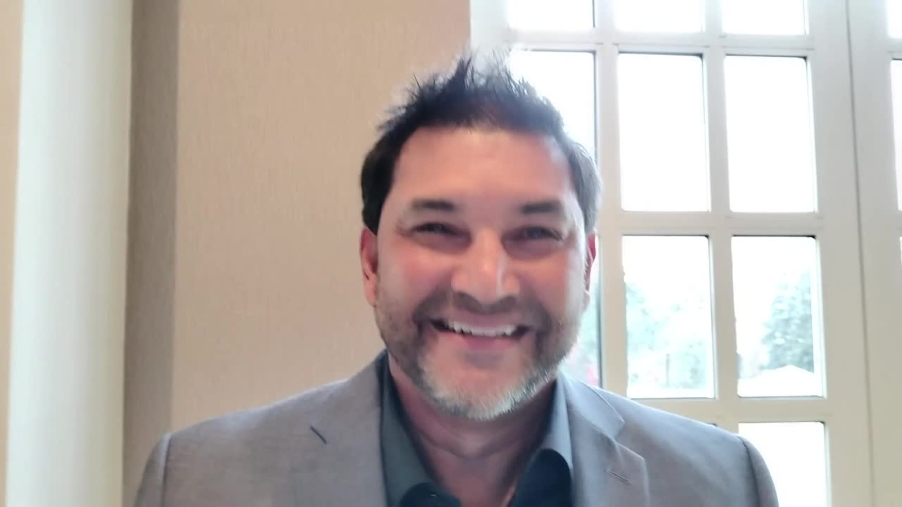 Davey con entusiasmo