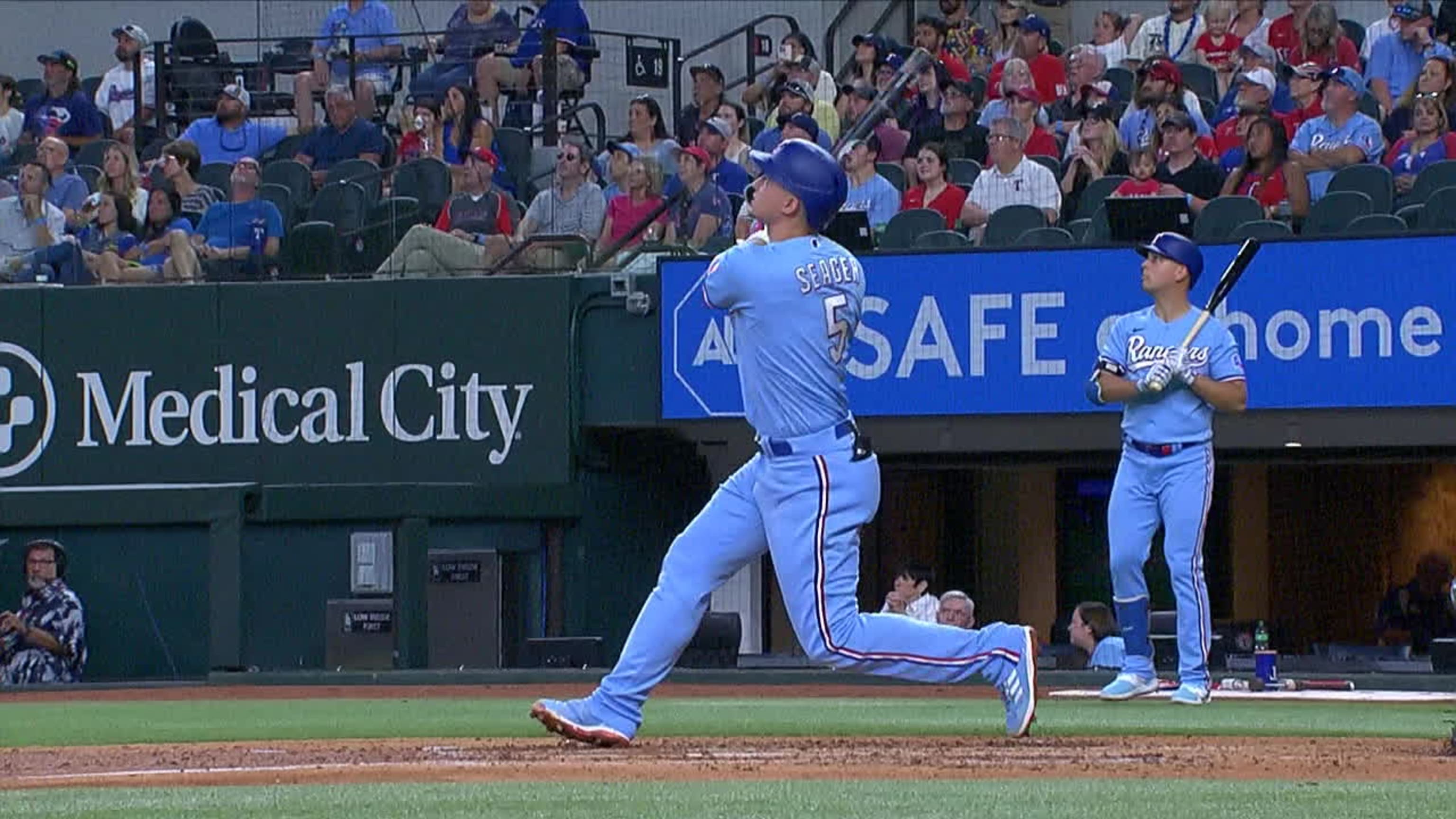 Corey Seager pega HR de 2 rayas