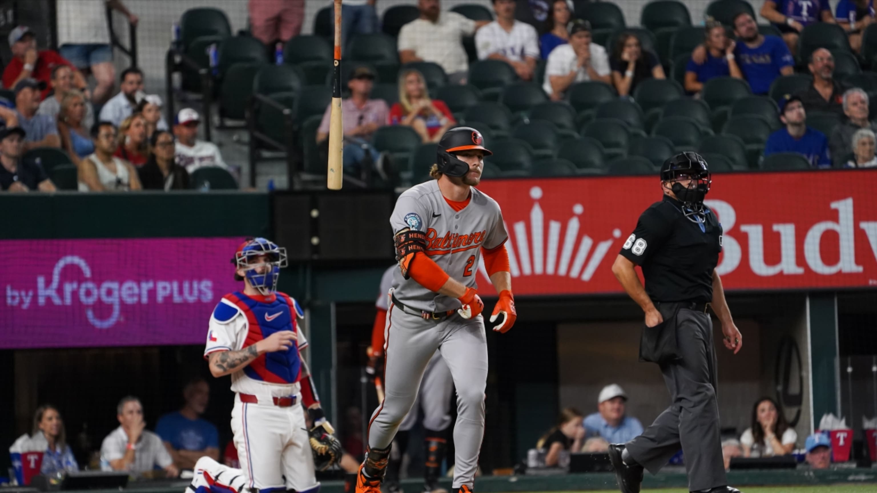 Trevor Rogers has 2 plate appearances in Orioles' extra-innings win