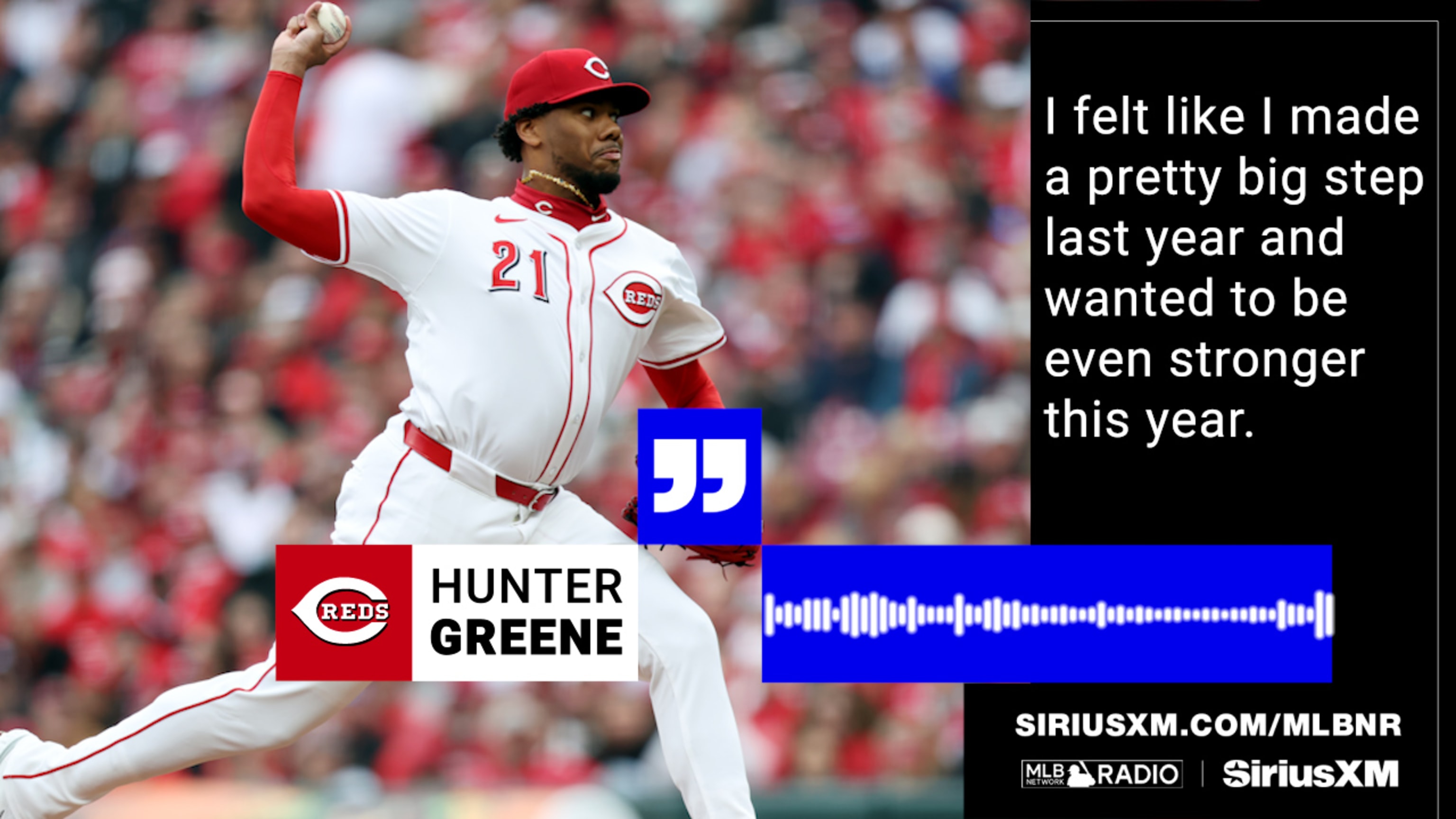 Hunter Greene on developing as a complete starter