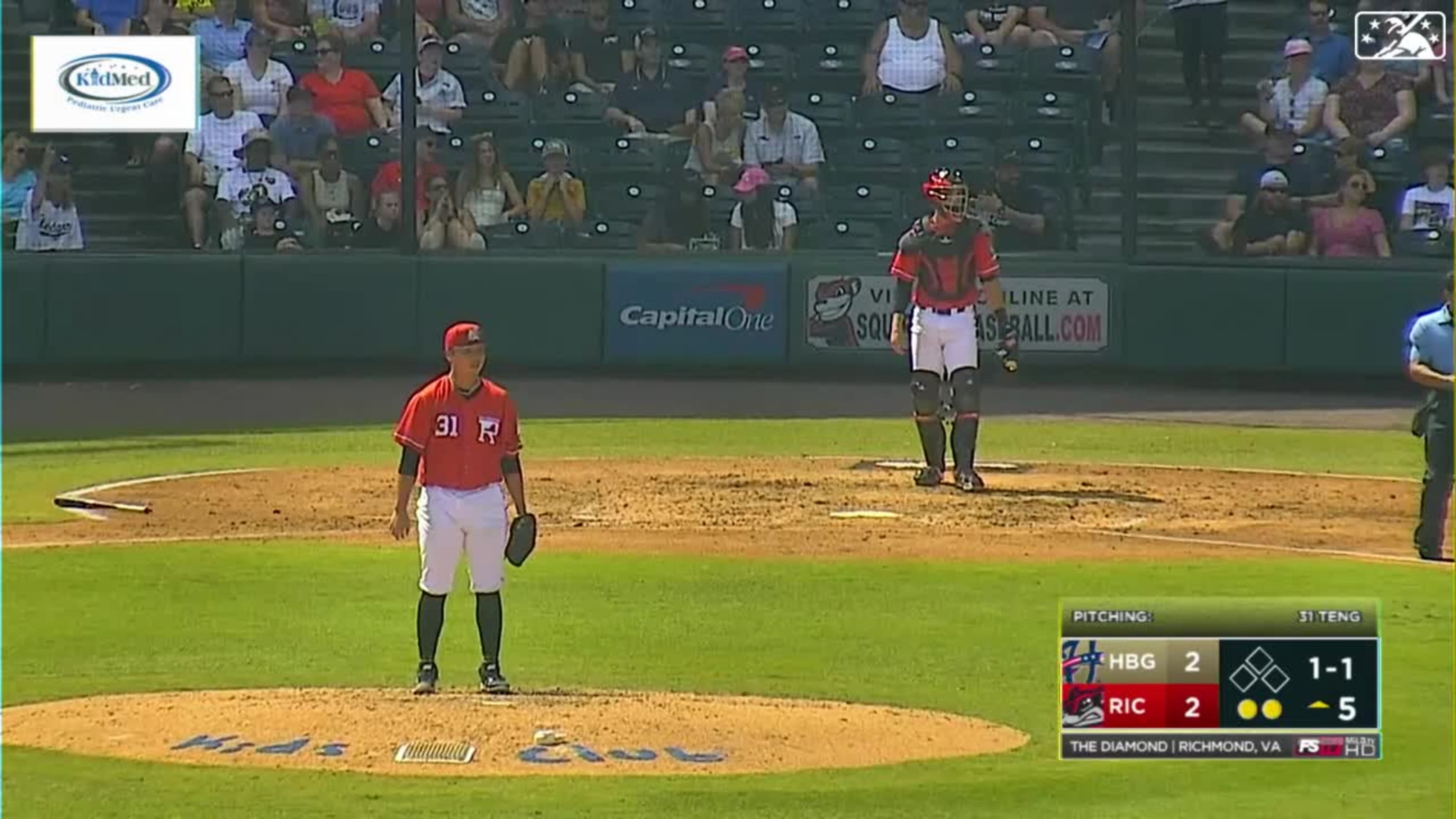 Robert Hassell's first Double-A jack