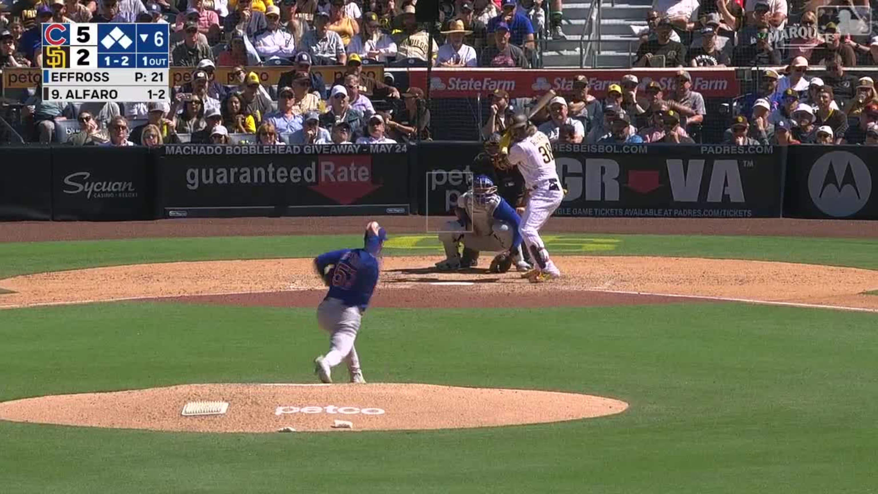Scott Effross K's Alfaro with nasty sinker