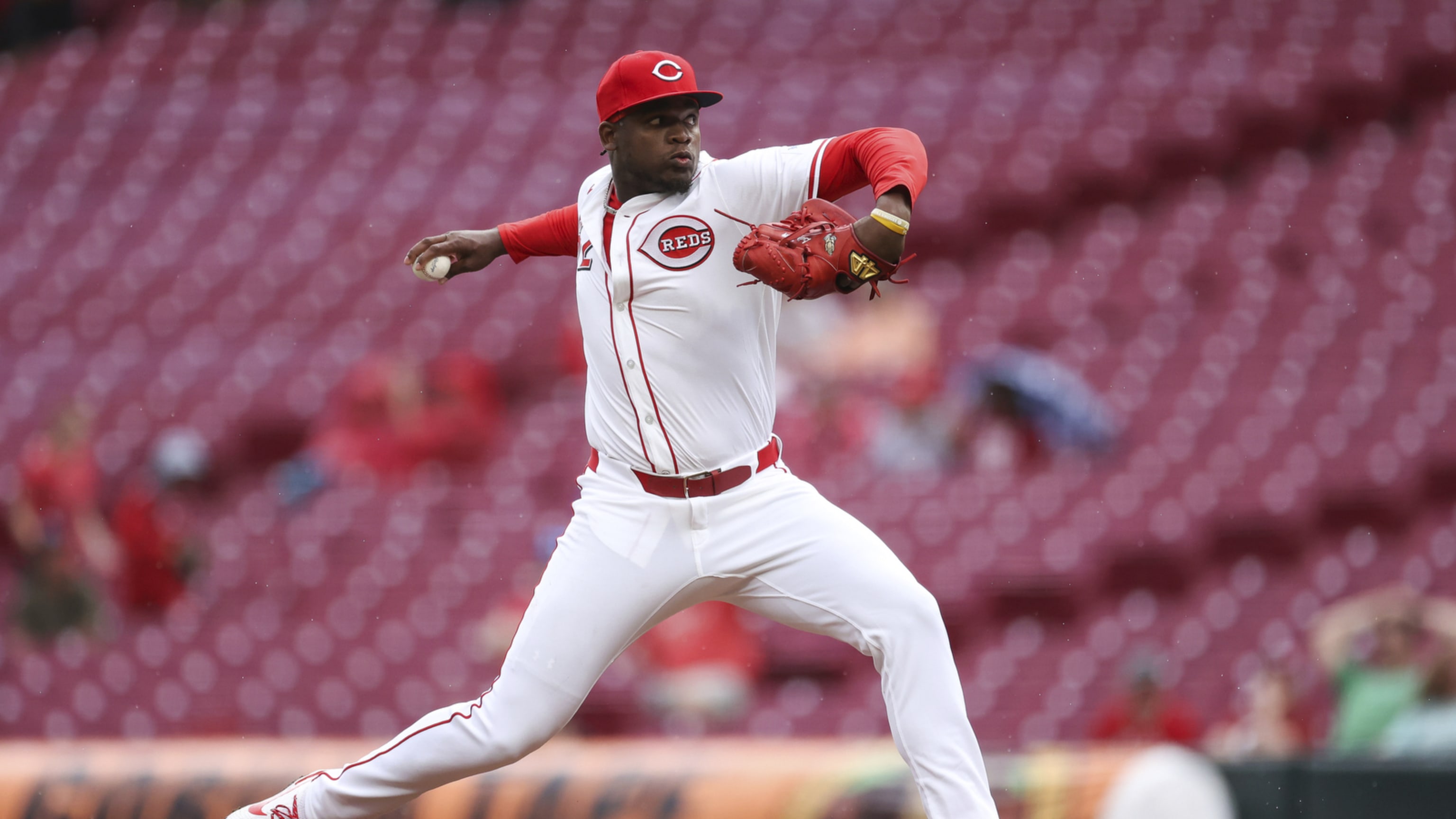 Luis Mey's first MLB strikeout