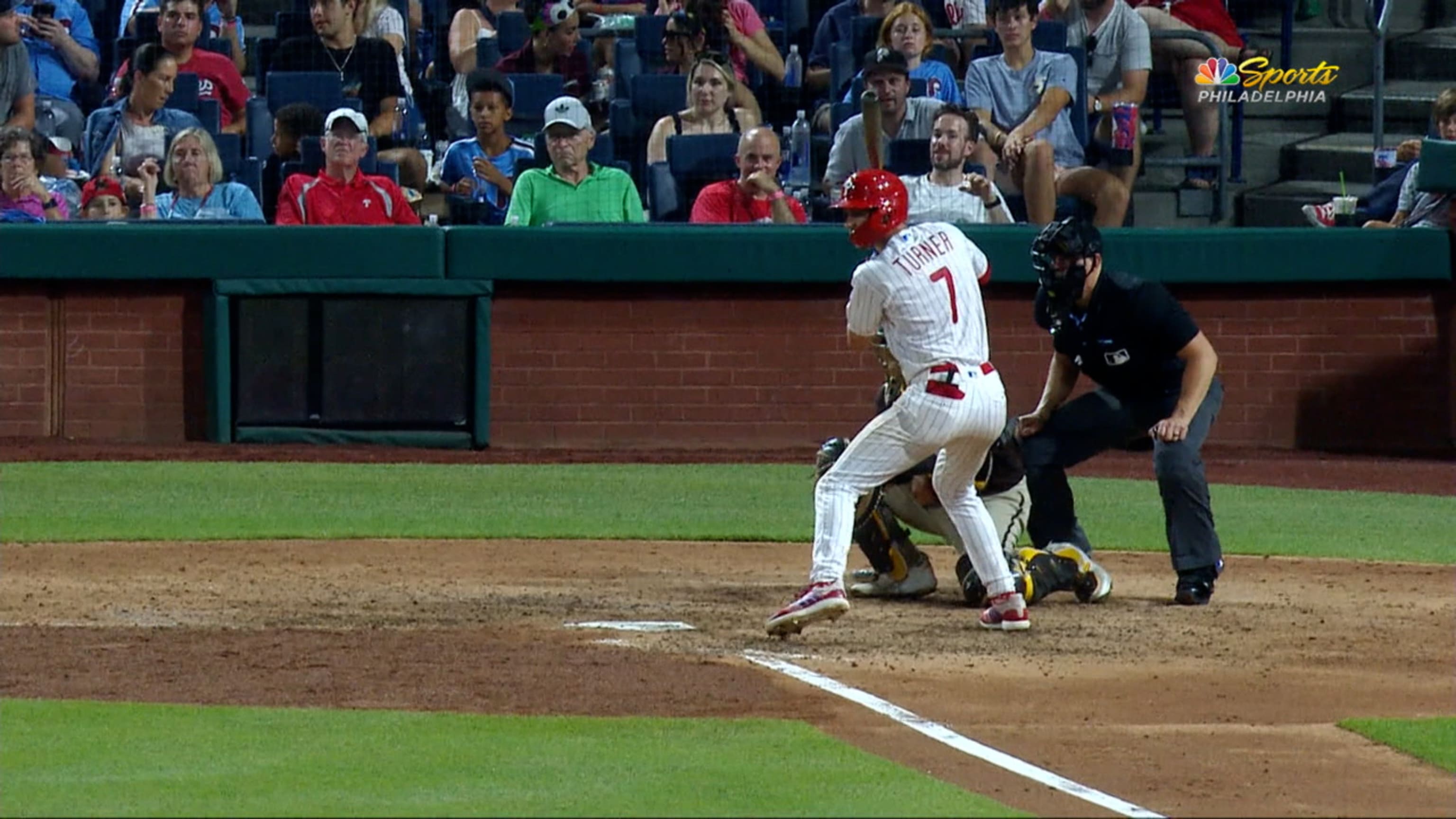 Watch: Locked-in Trea Turner gives Phillies lead with HR