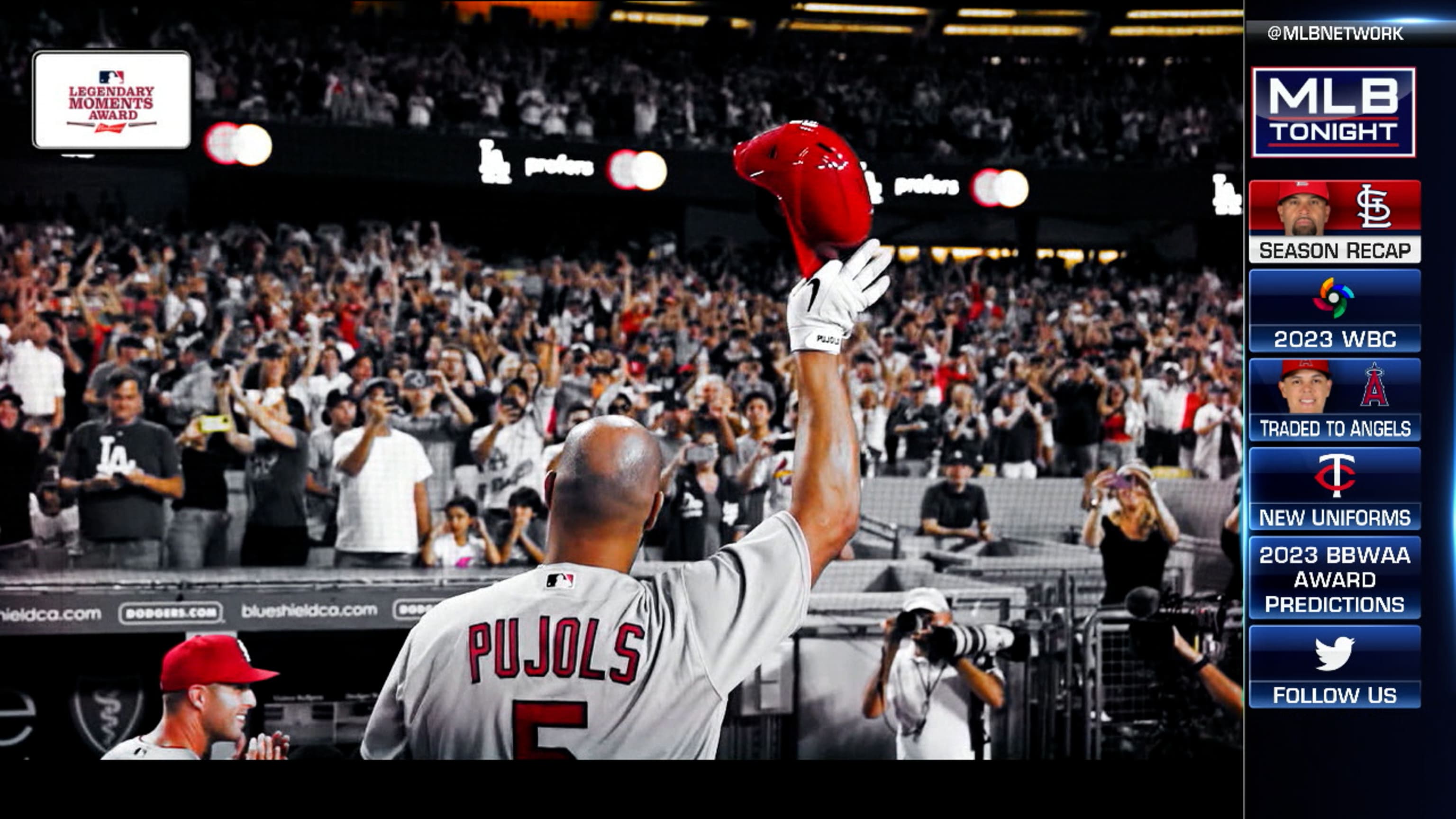 Albert Pujols wins NL Comeback Player of the Year award