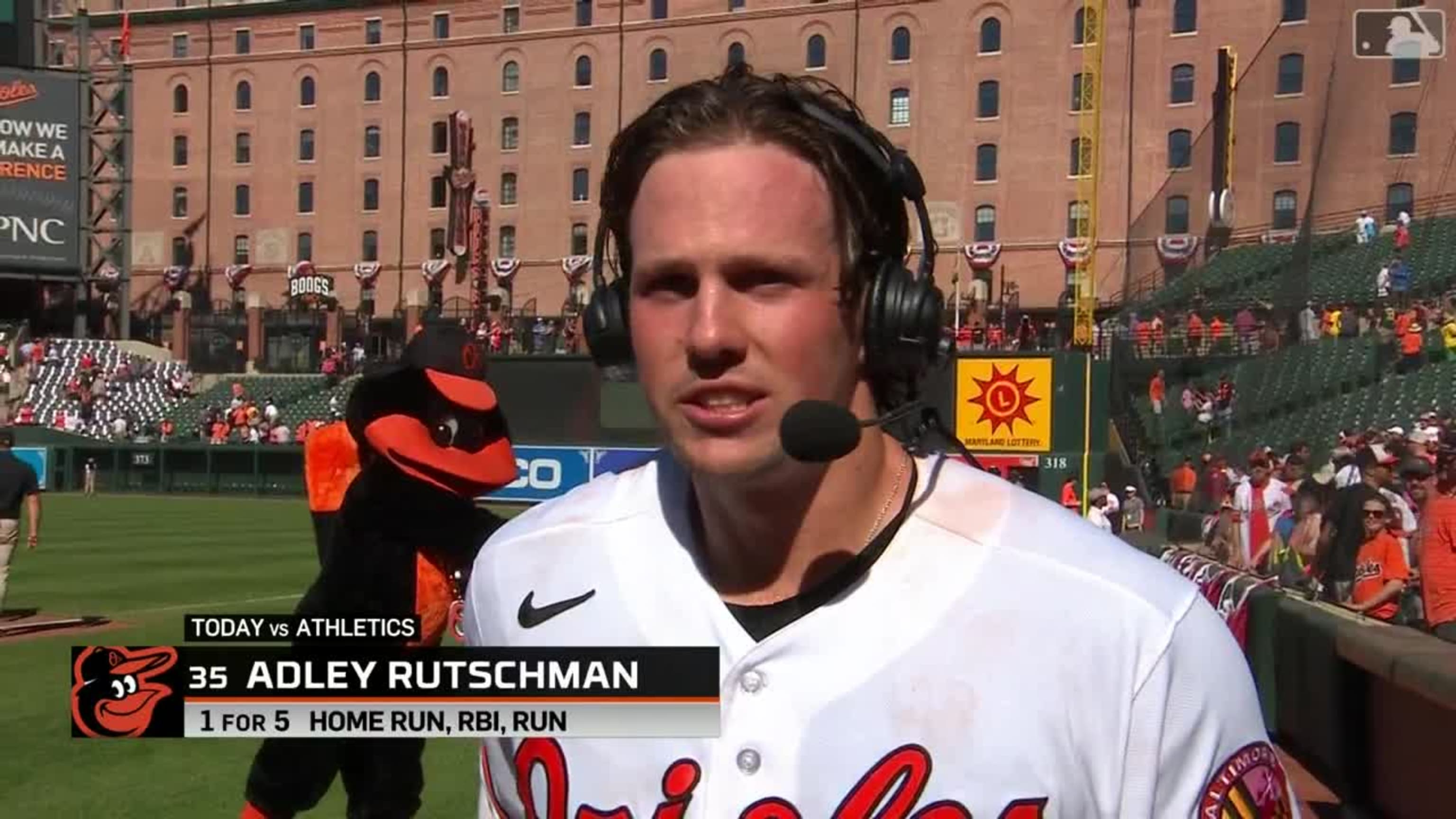 Orioles TV had incredible graphic about Adley Rutschman